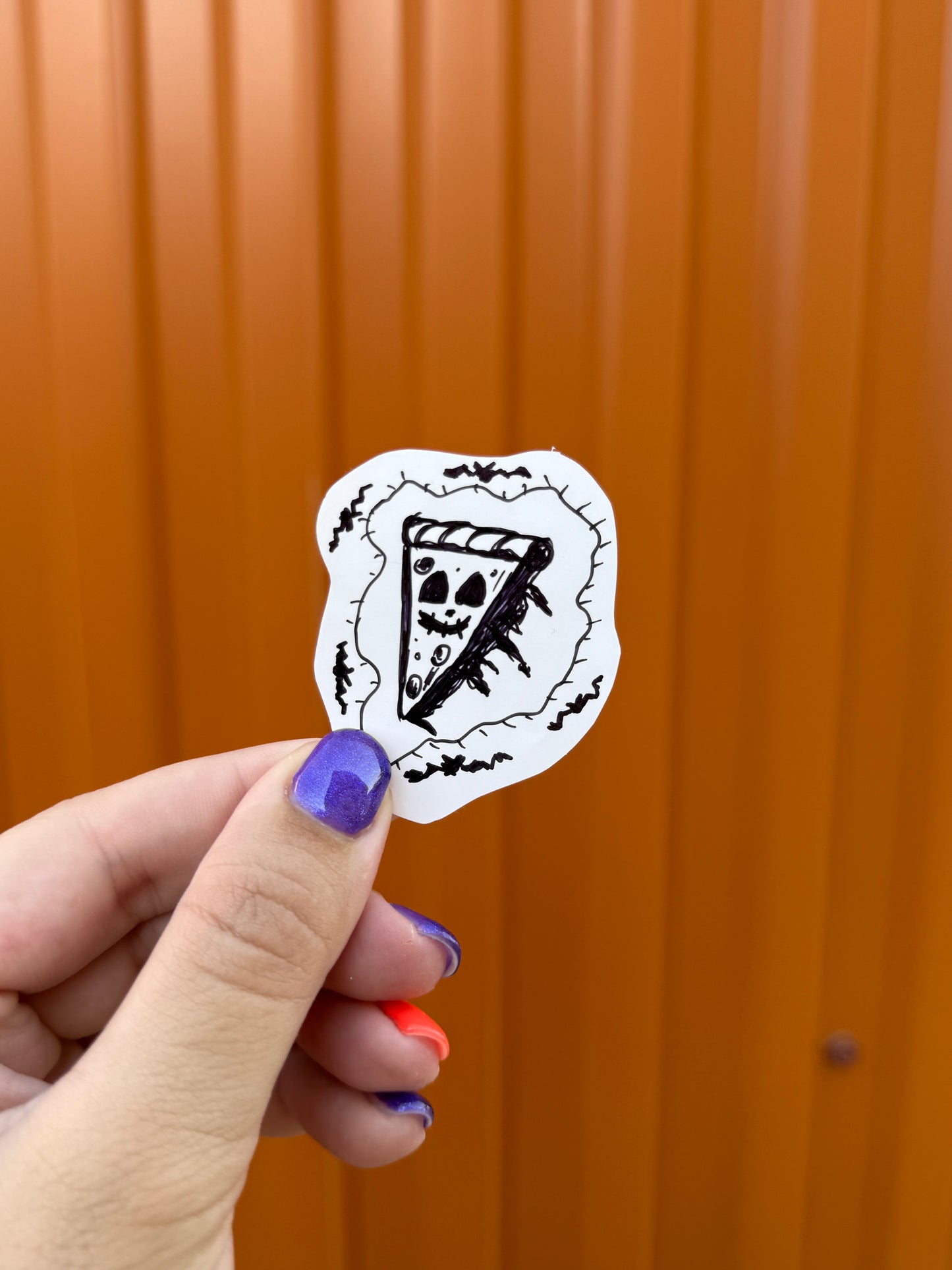 Set of 3 Handmade Spook Food Stickers