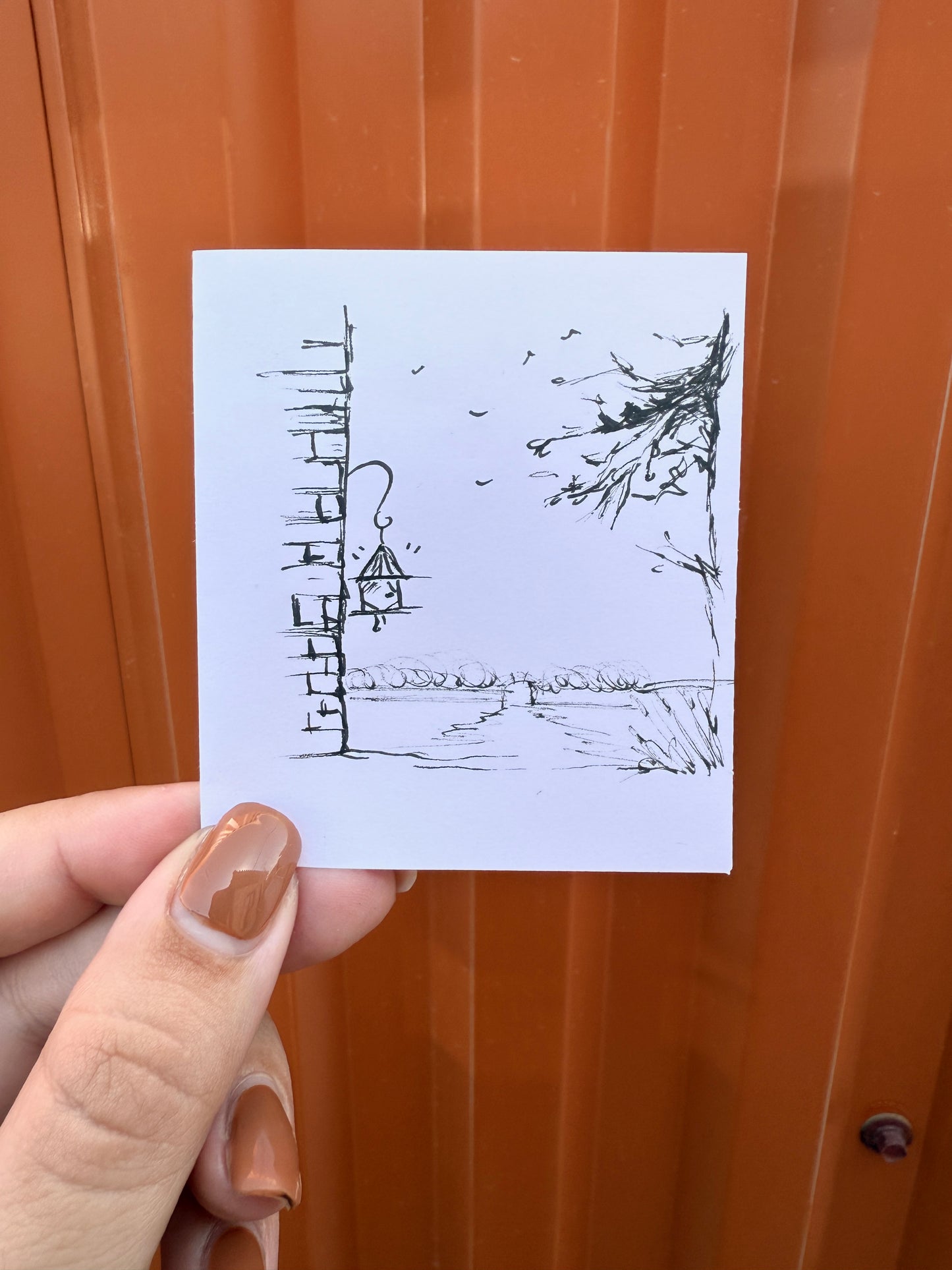 Little Park | Goth Handmade Card