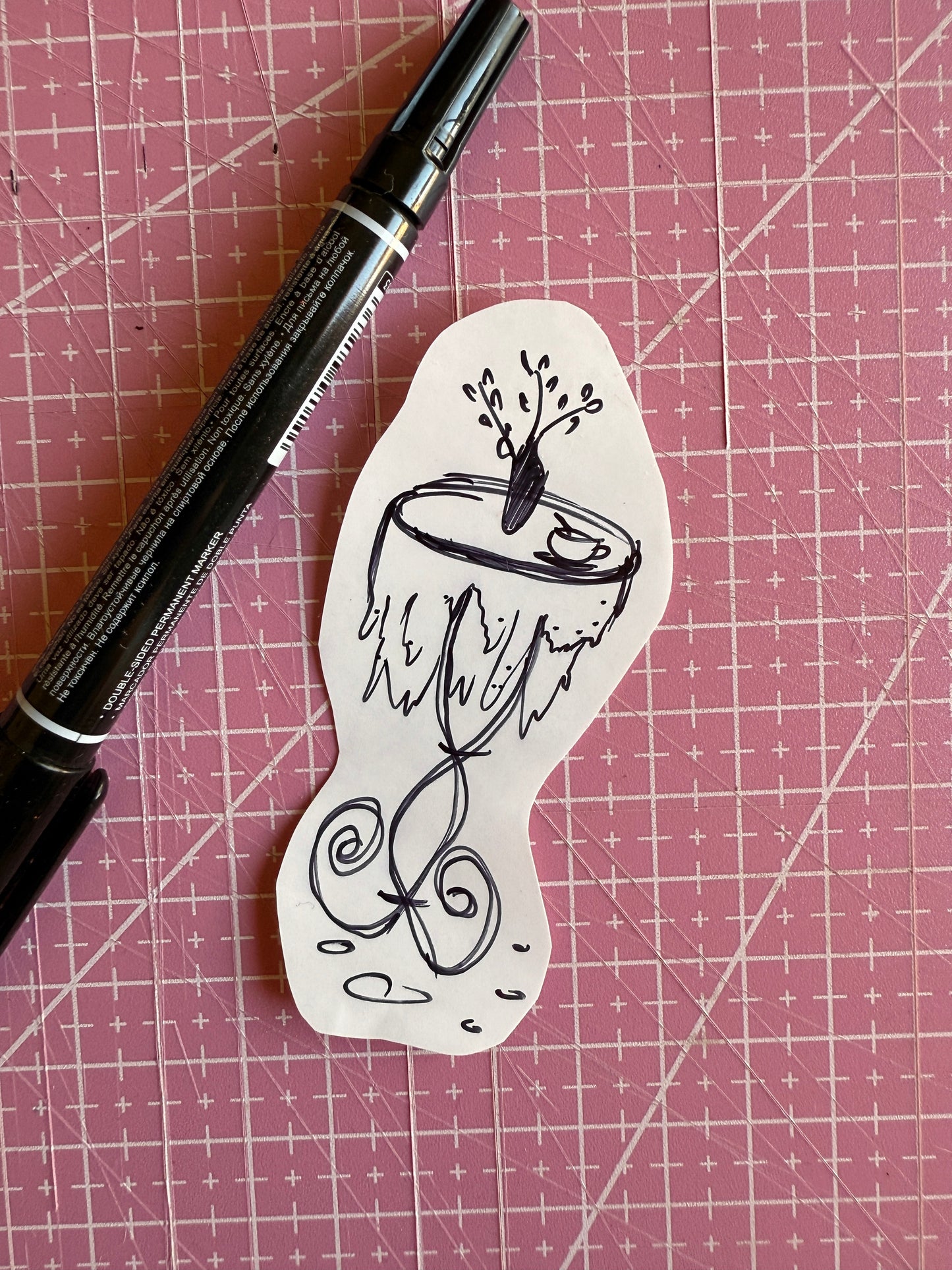 Handmade Elegant Table Sticker