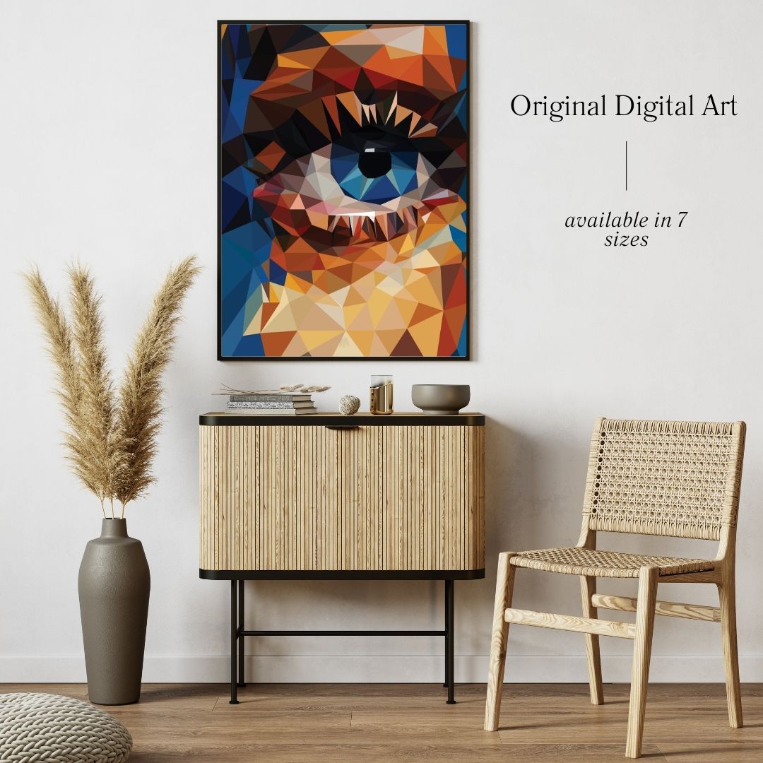 Ojito | Colorful Portrait Poster