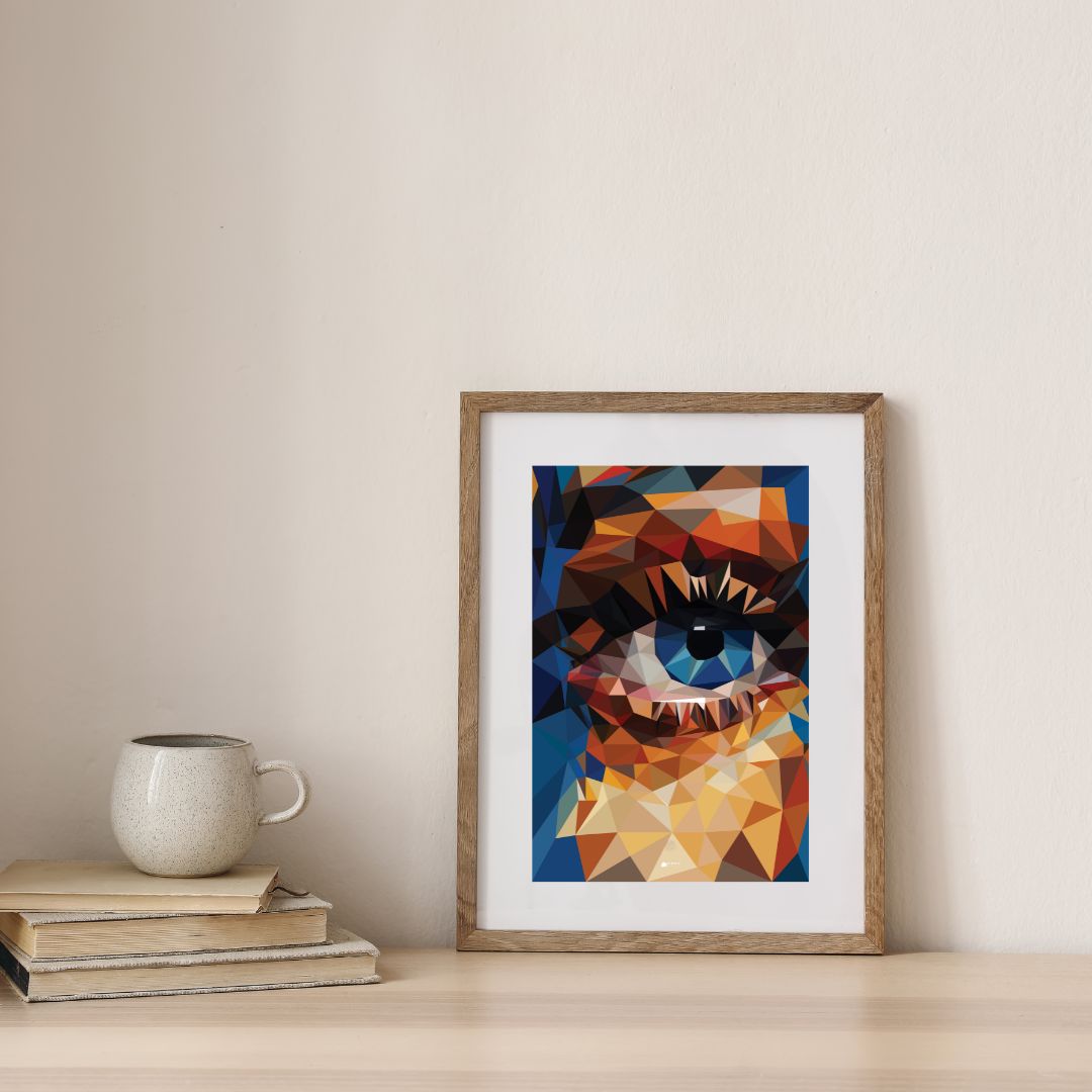 Ojito | Colorful Portrait Poster