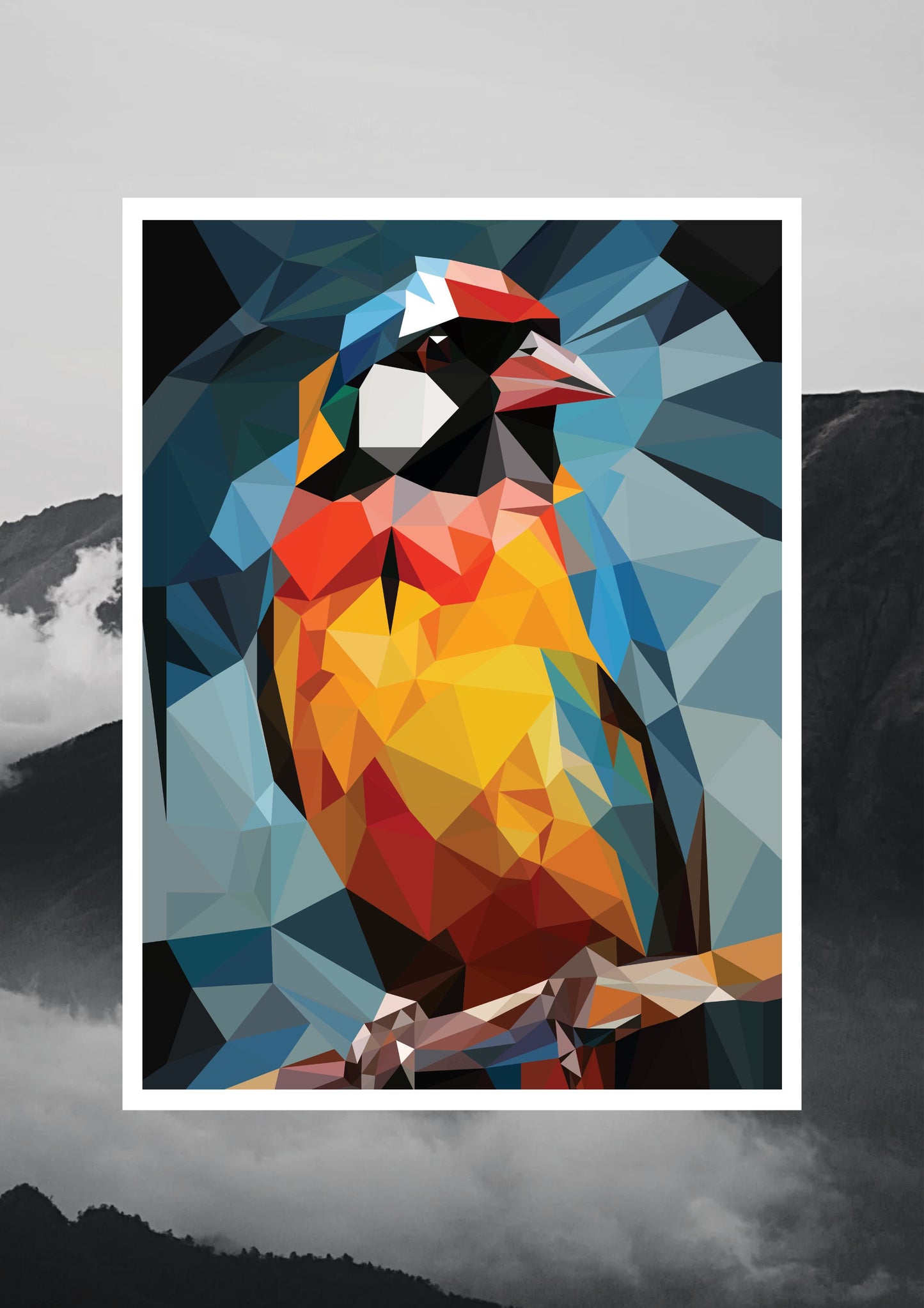 Birdie | Colorful Bird Poster