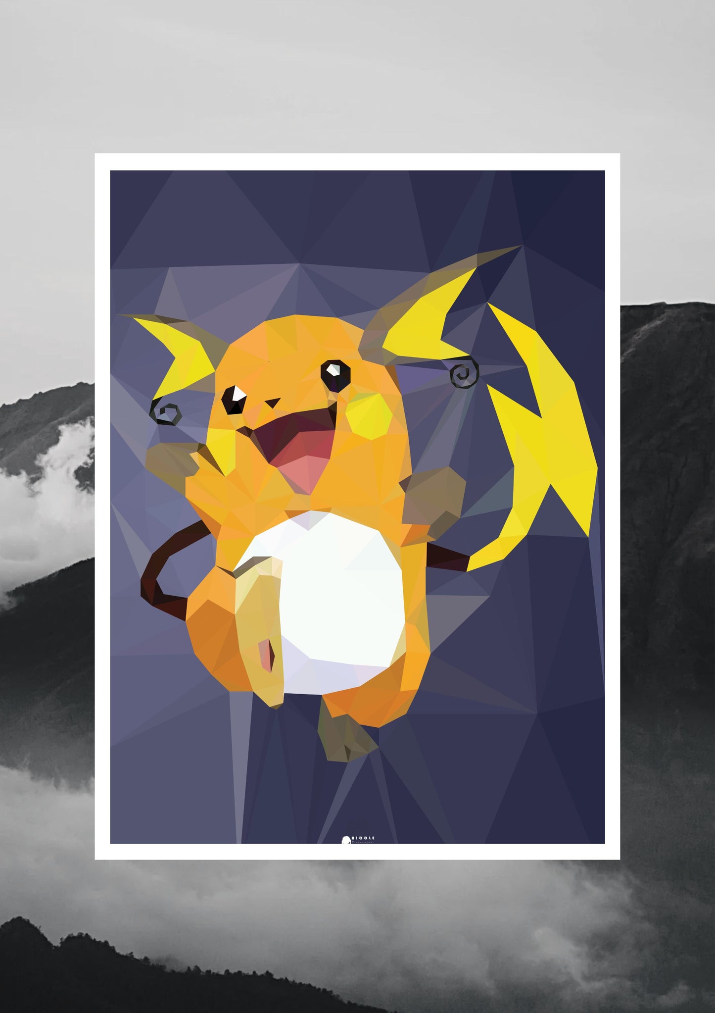 Raichu | Pokemon Art Poster