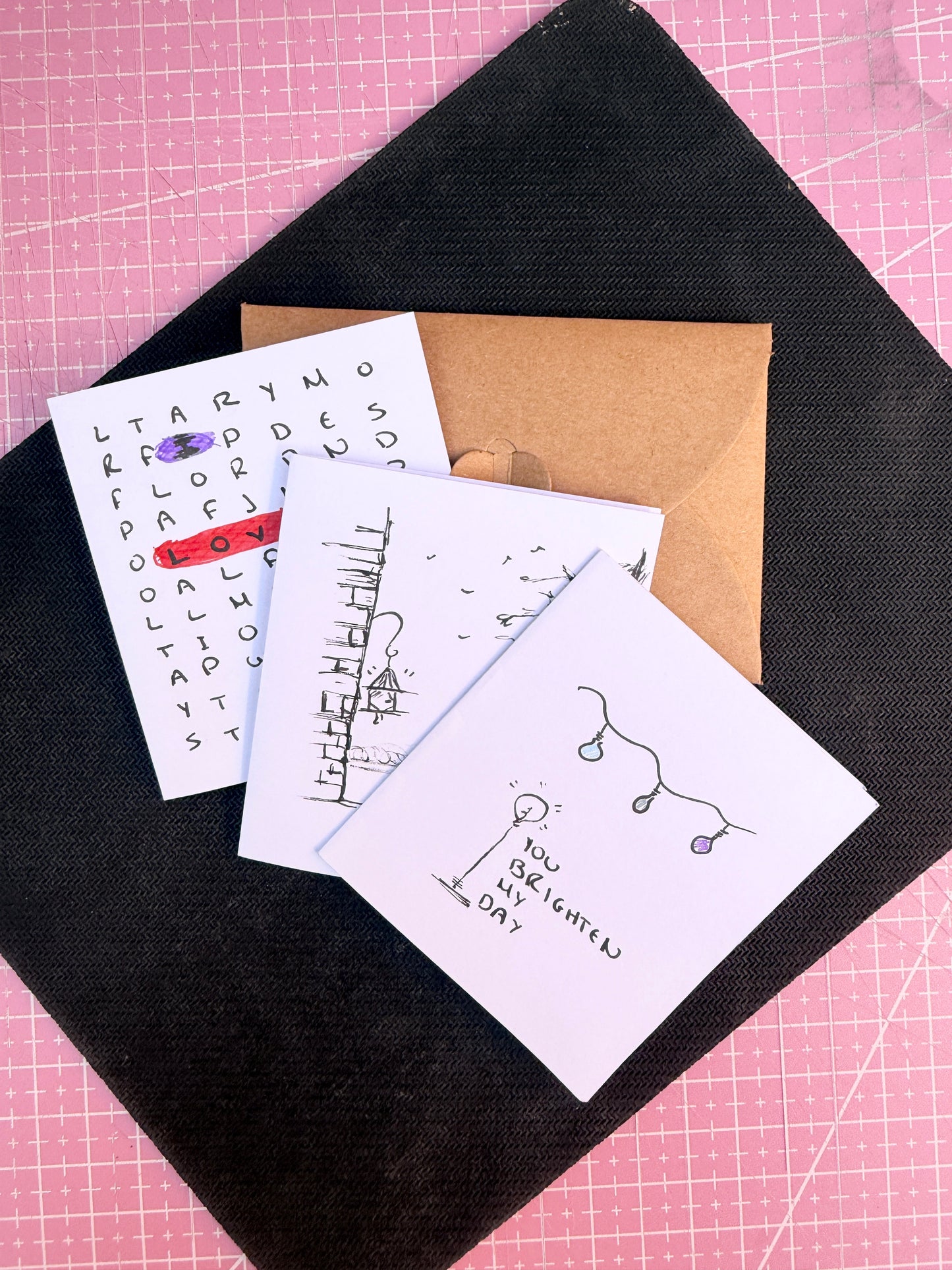 Little Park | Goth Handmade Card