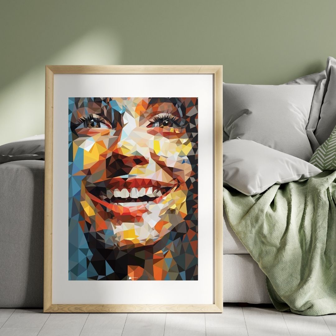 Julie | Colorful Portrait Poster