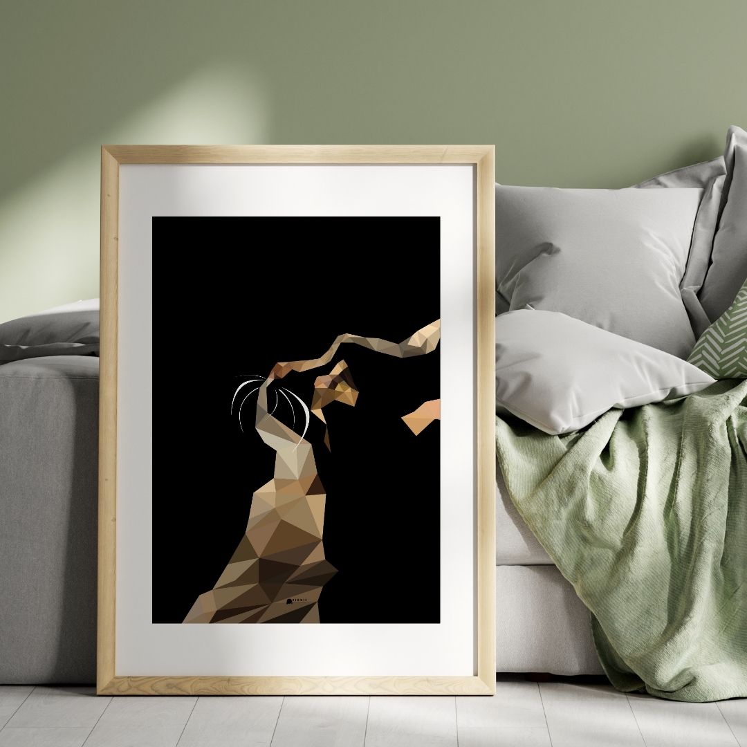 Gold | Cat Poster