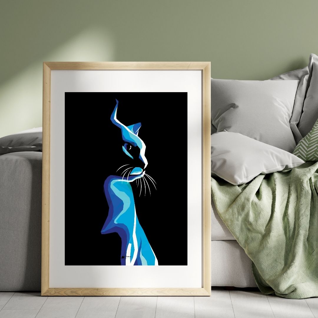 Blue | Cat Poster