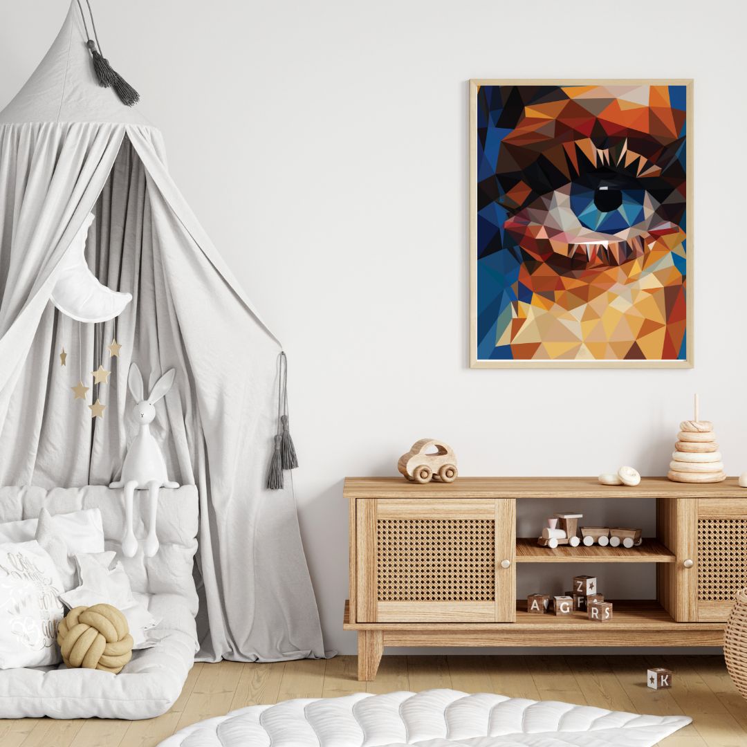 Ojito | Colorful Portrait Poster