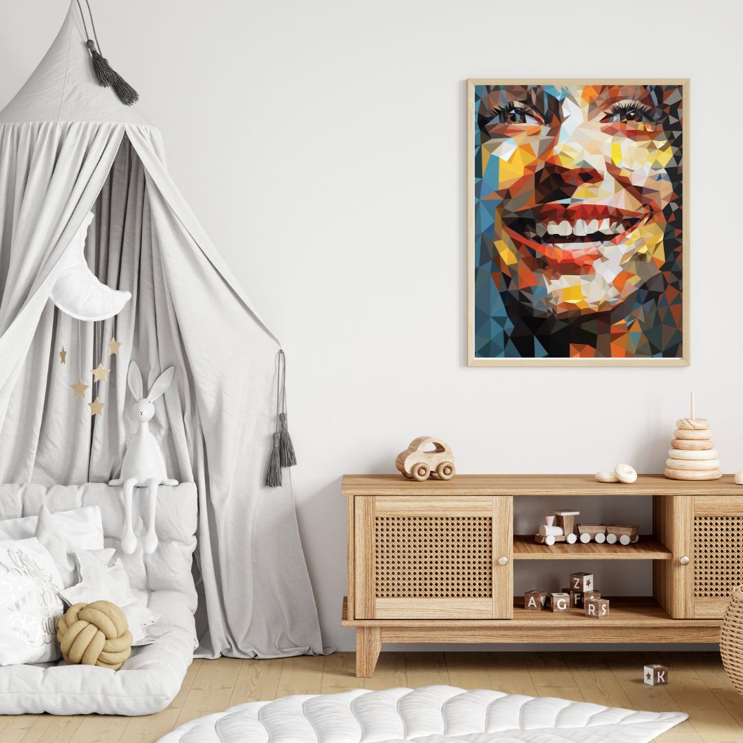 Julie | Colorful Portrait Poster
