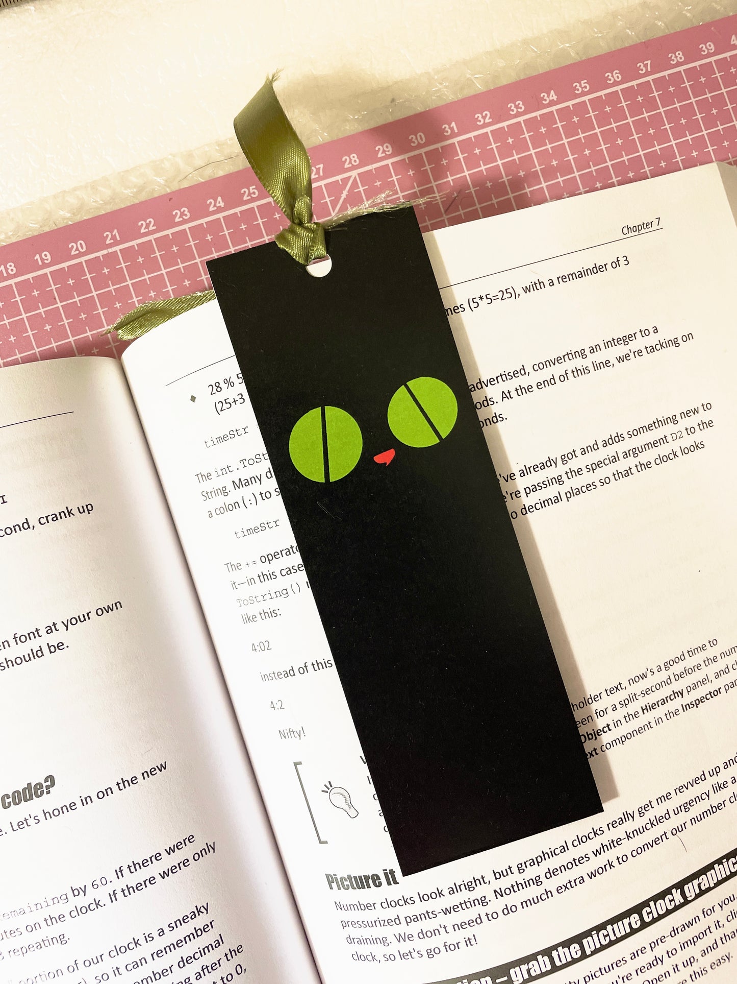 Goofy Cat Eyes Bookmarks