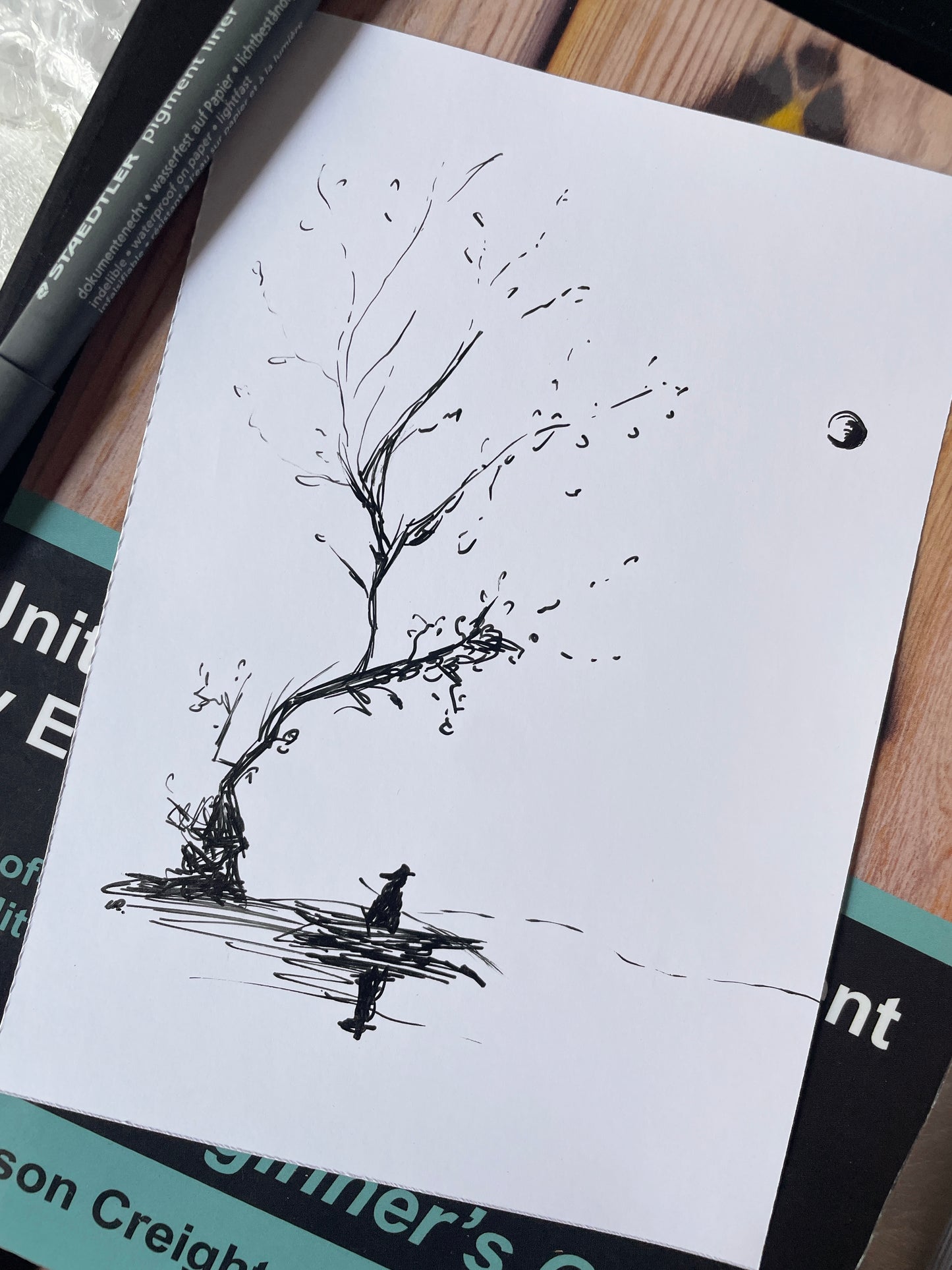 The Cherry Blossom Tree Poster | Original Handmade Art