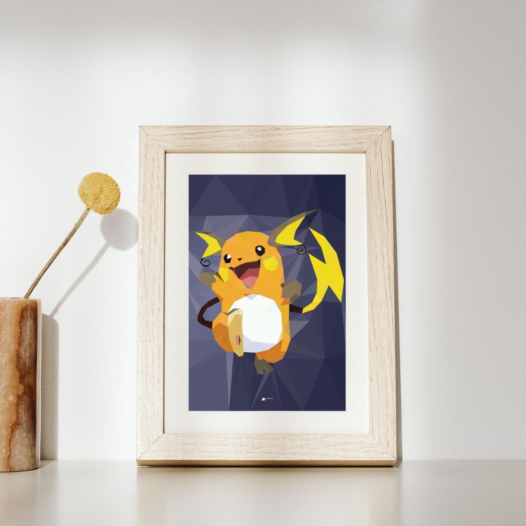 Raichu | Pokemon Art Poster