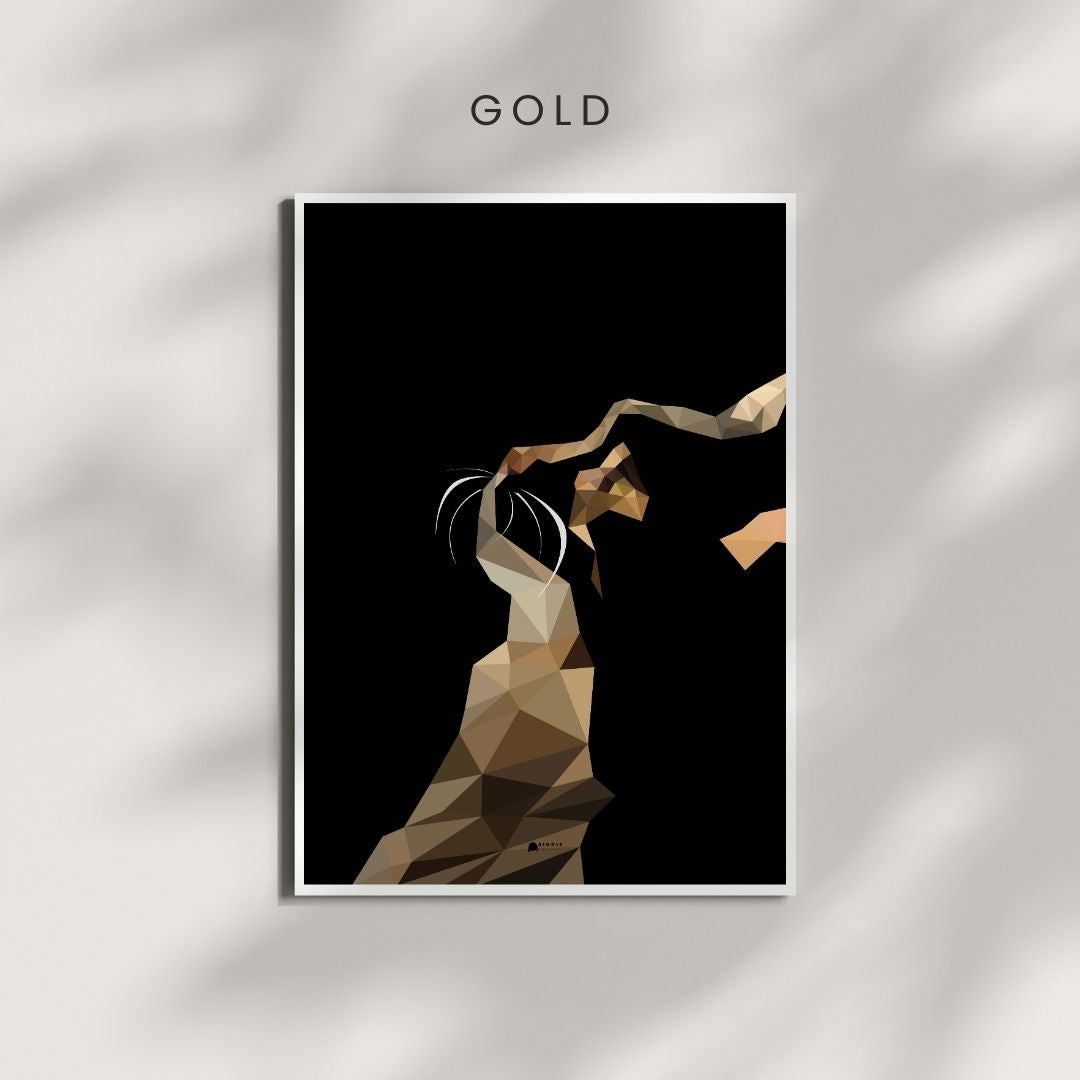Gold | Cat Poster
