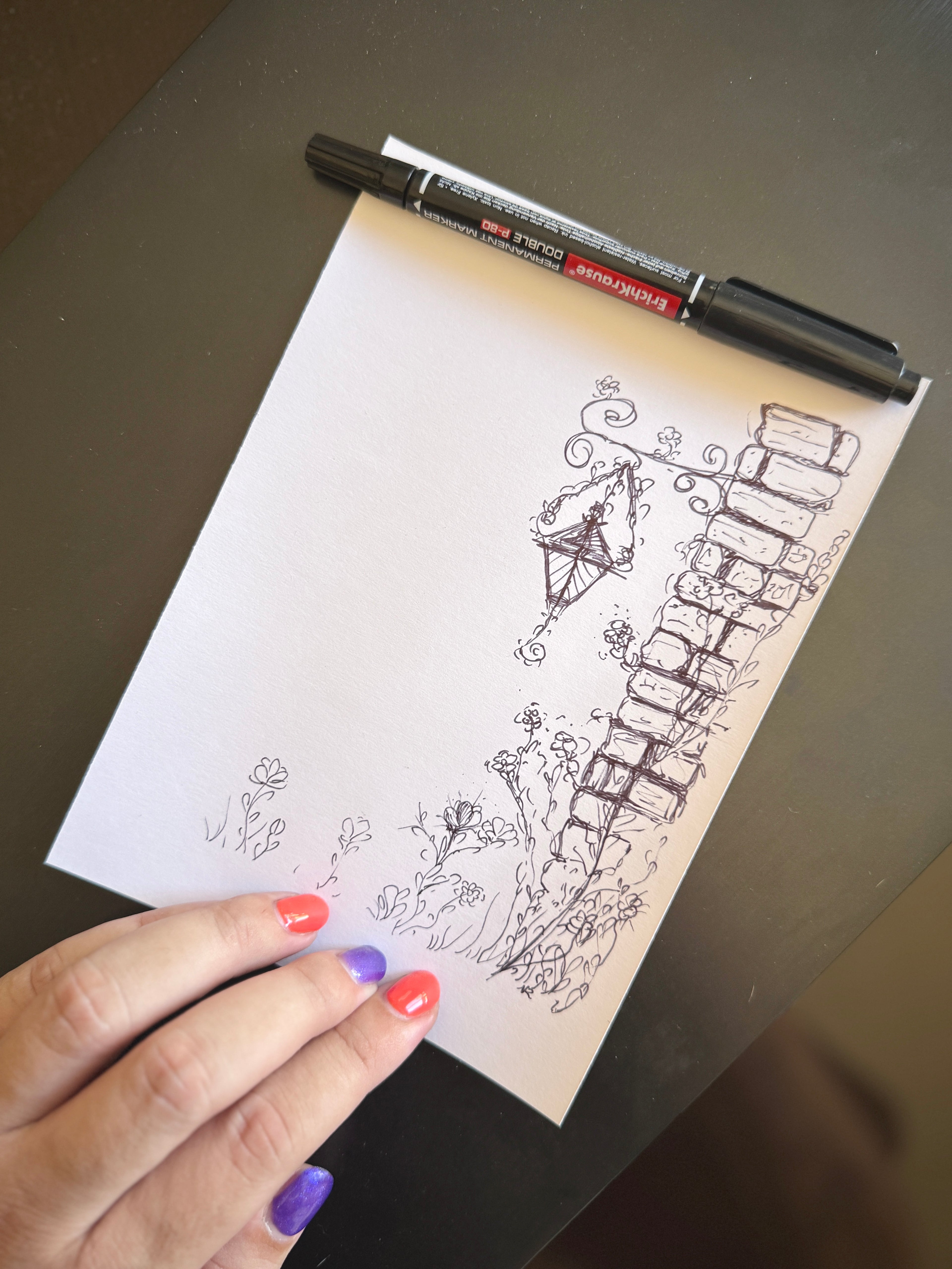 Vintage Wall | Framed Handmade Poster