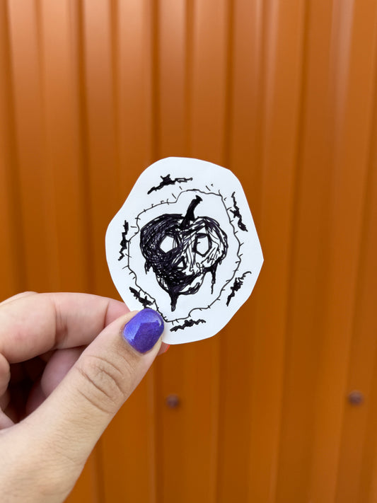Set of 3 Handmade Spook Food Stickers