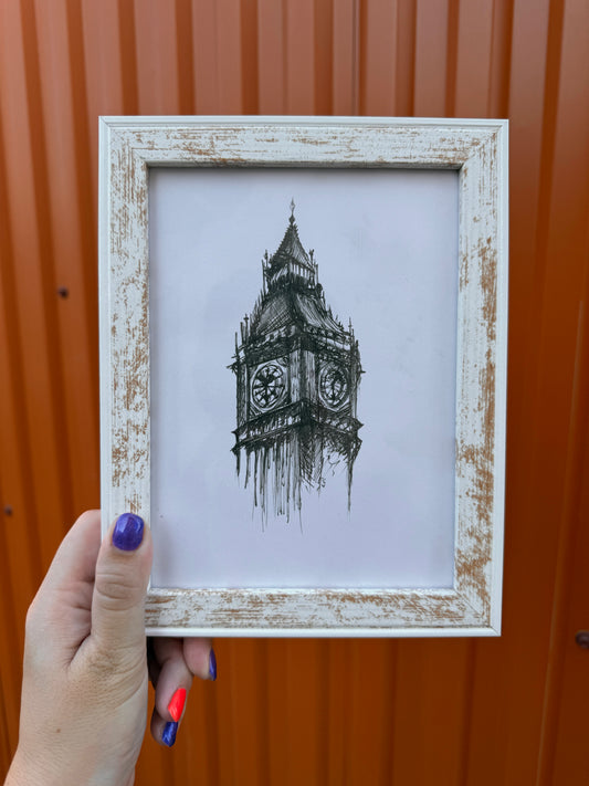 The Big Ben Poster | Original Handmade Art