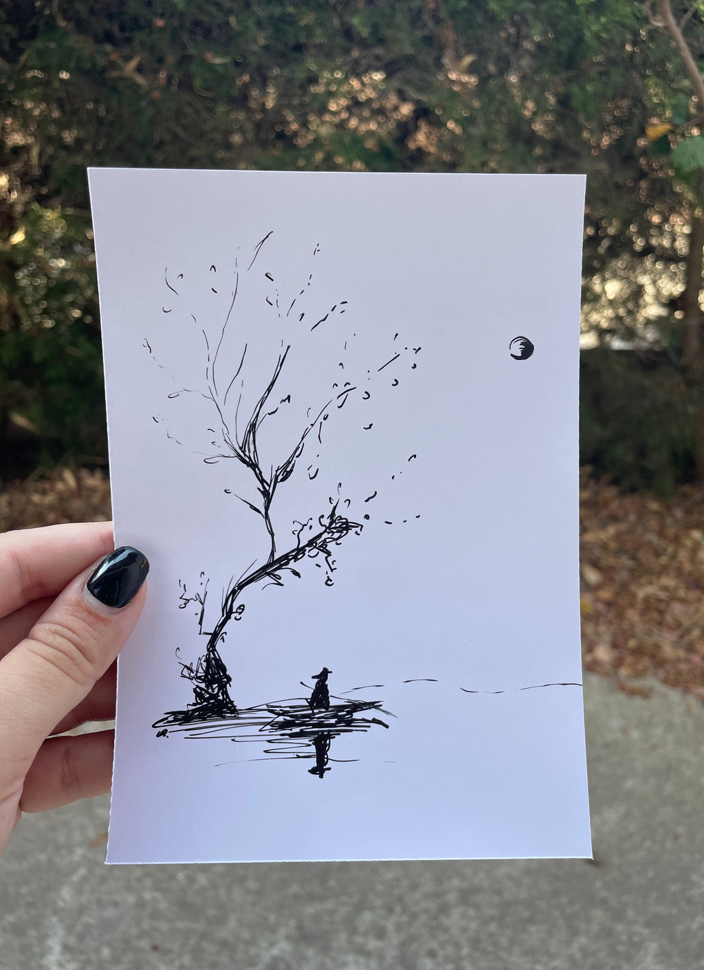 Lake Escape | Framed Handmade Poster