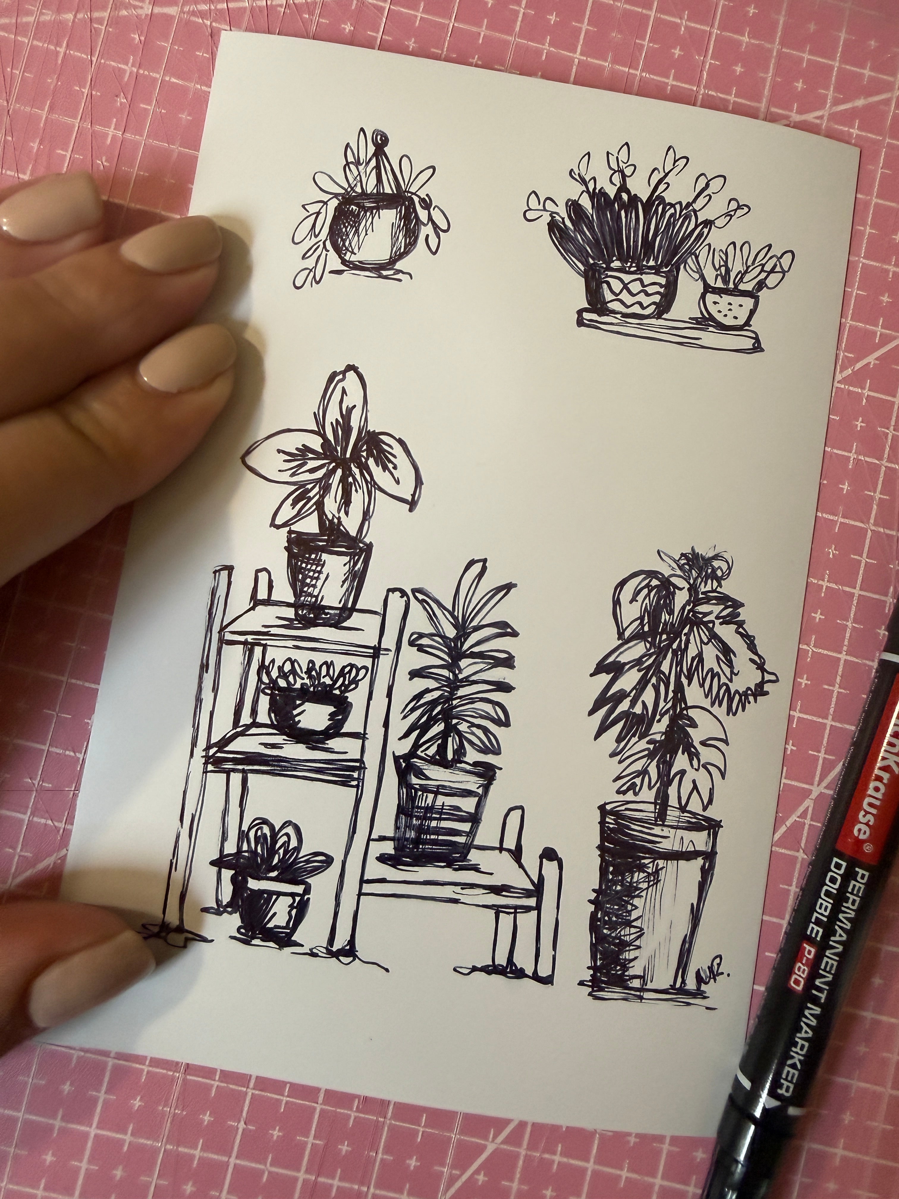 Flowers V.1 | Handmade Framed Poster – Original Artwork Wall Decor