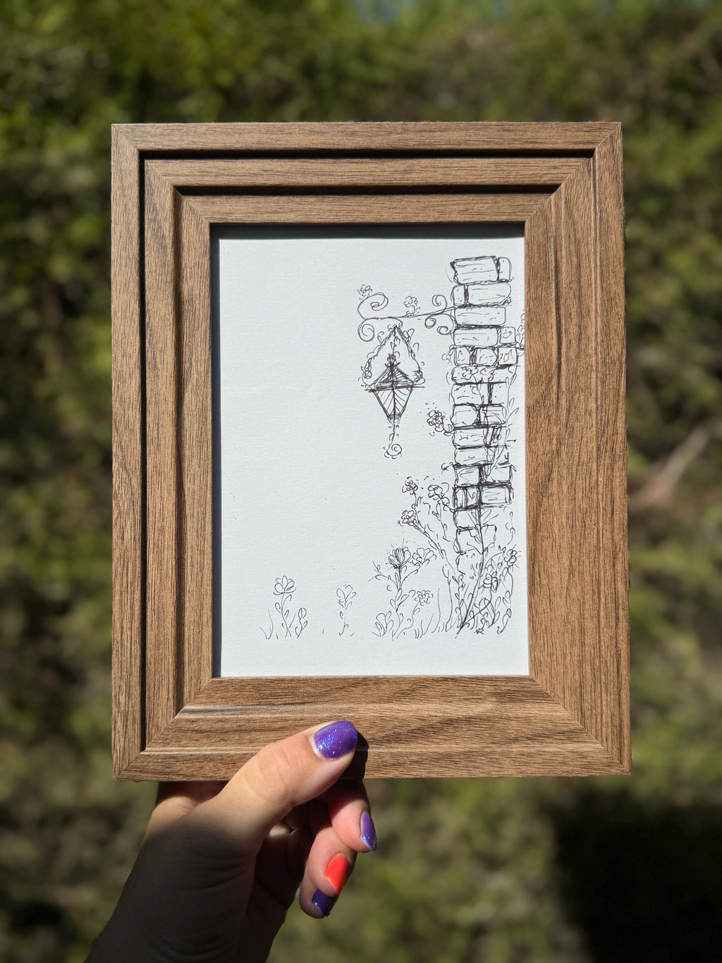 Vintage Wall | Framed Handmade Poster