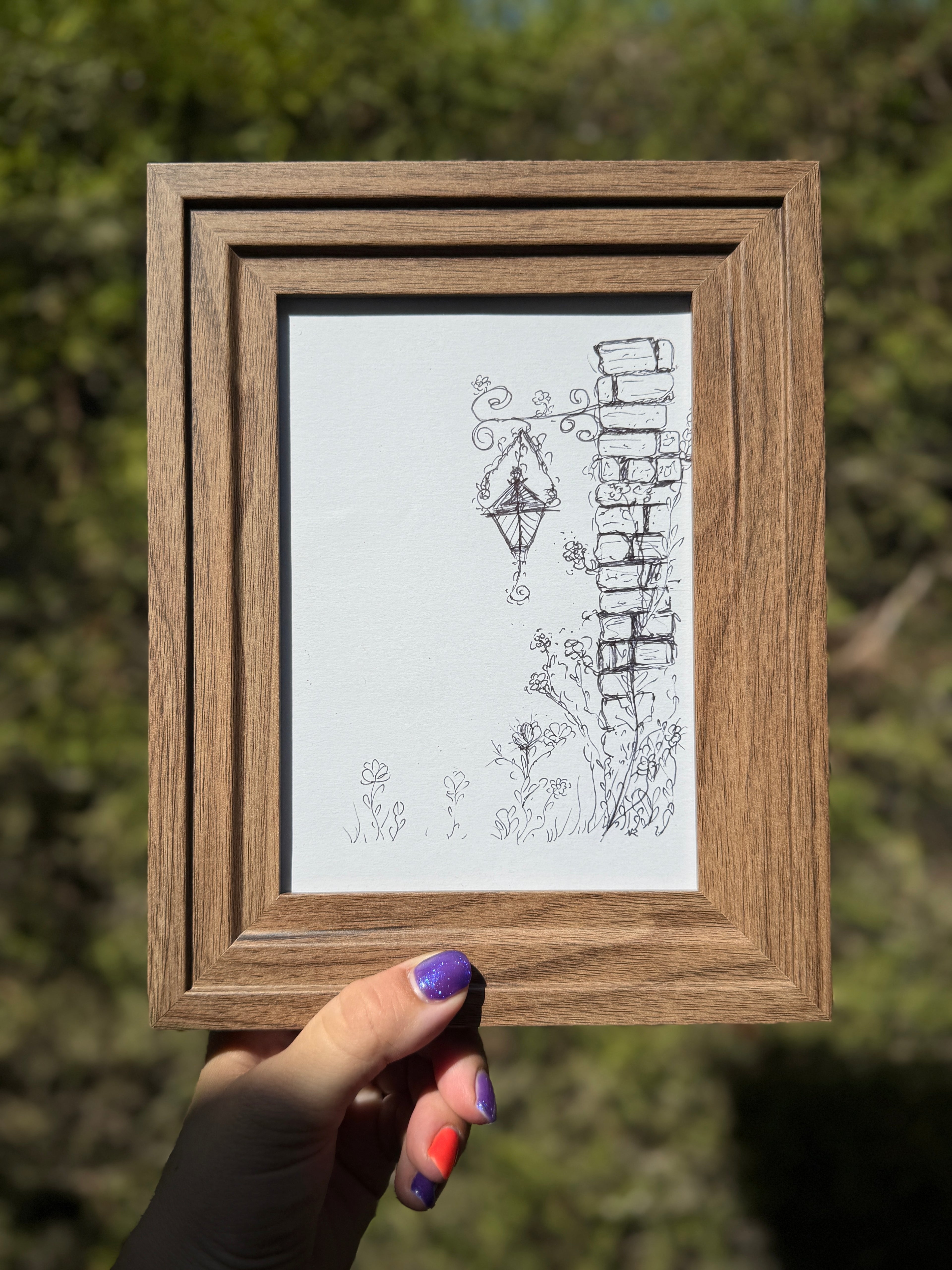 Vintage Wall | Framed Handmade Poster