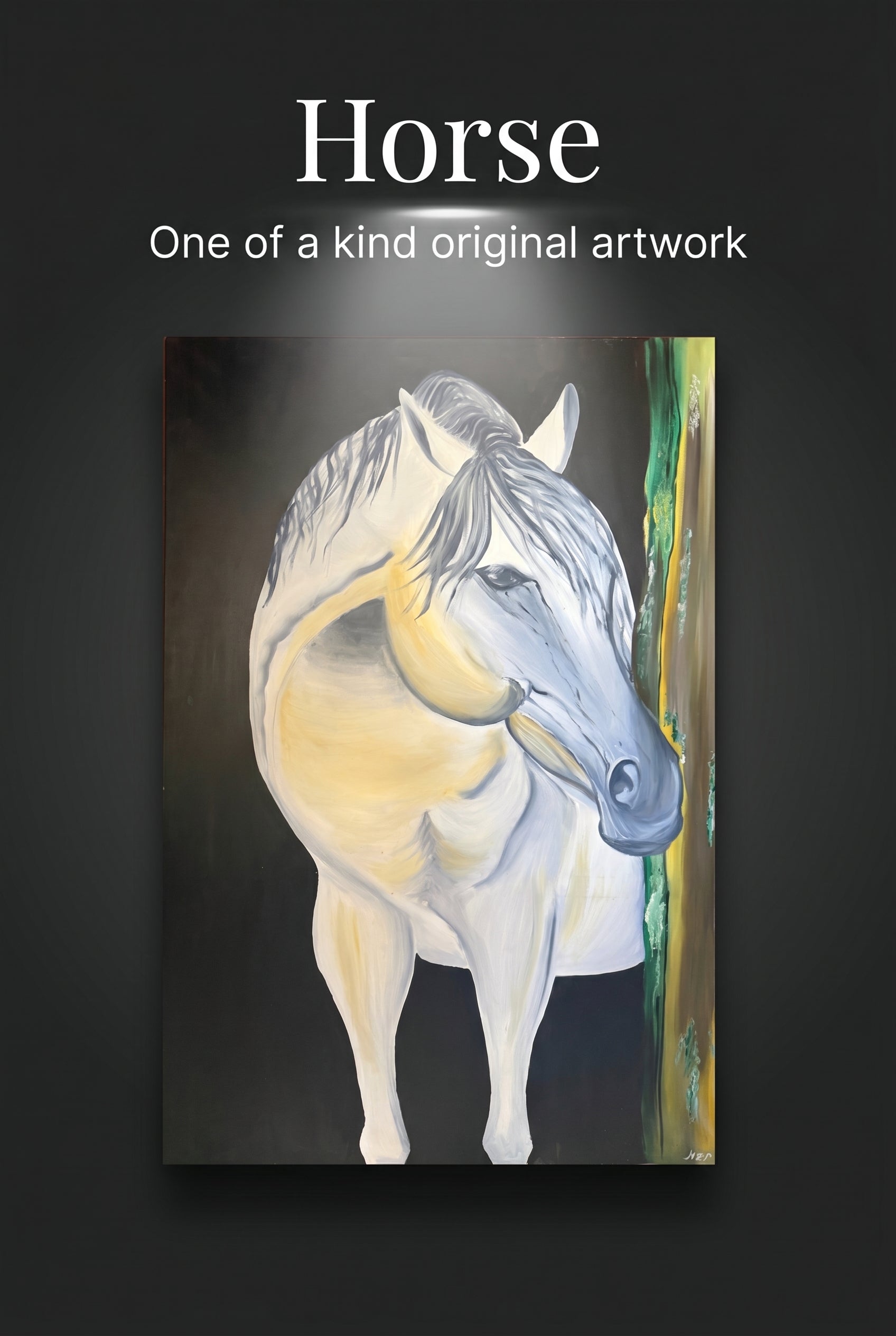 Horse | Original Contemporary Acrylic Painting – 100 x 150 cm Modern Abstract Artwork