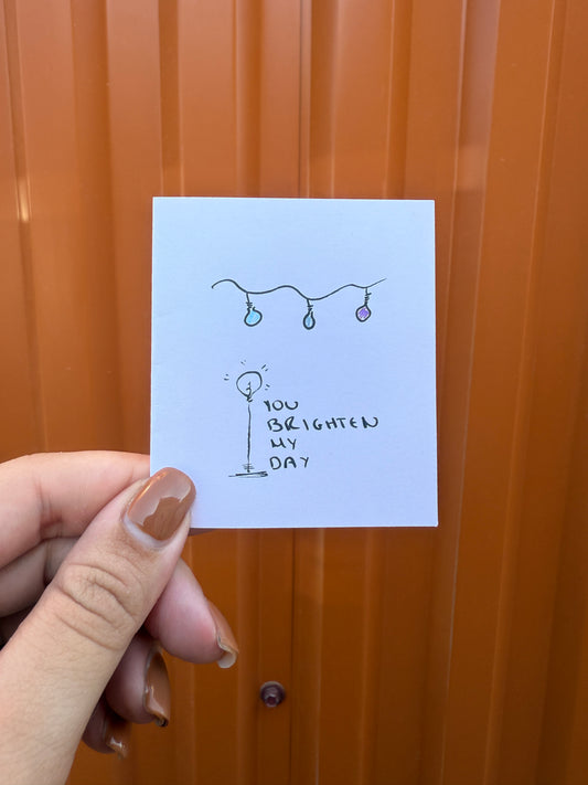 You Brighten My Day | Cheerful Handmade Card