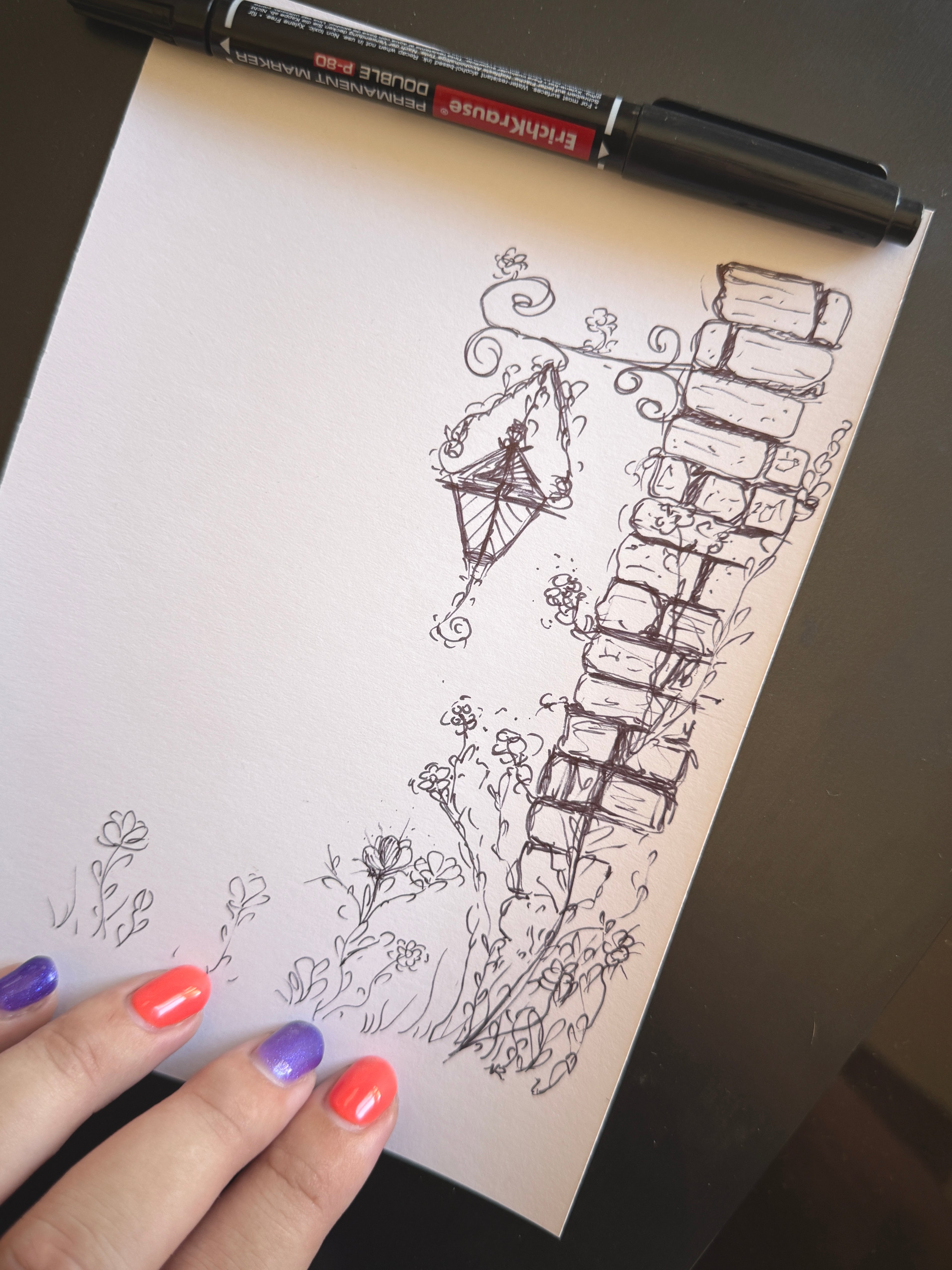 Vintage Wall | Framed Handmade Poster