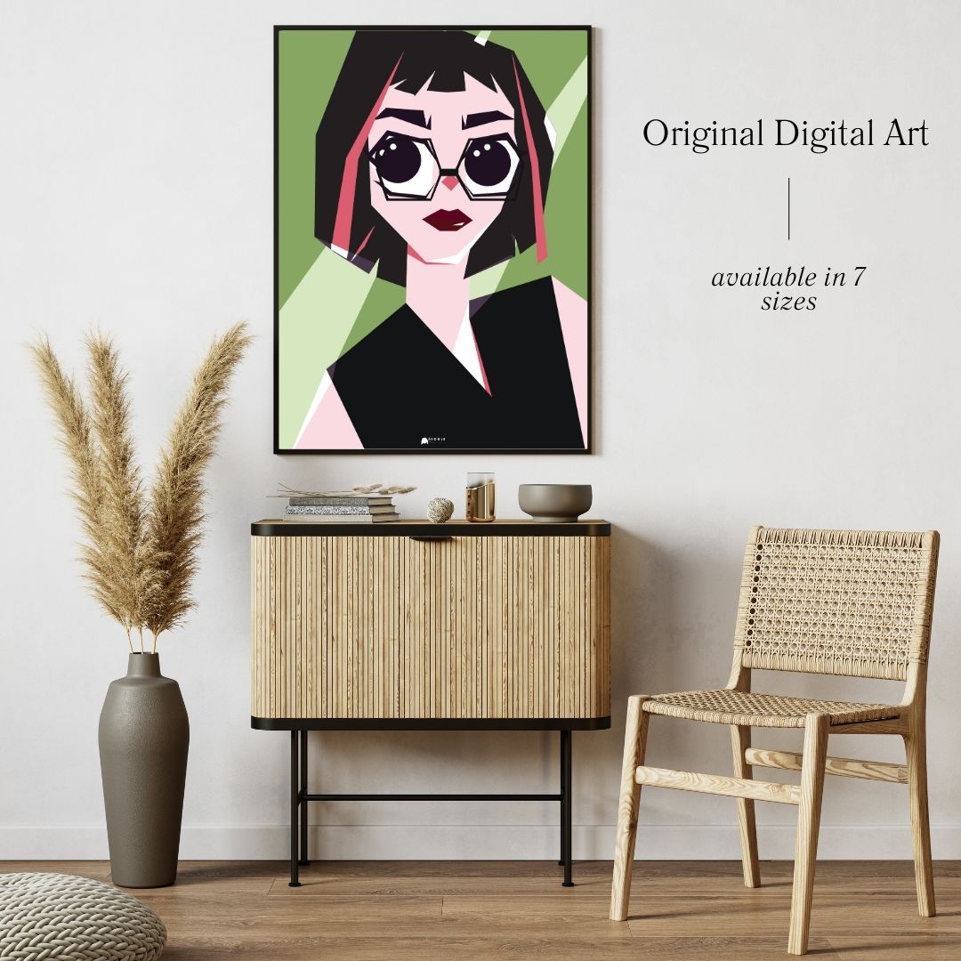 Nico | Girl Art Poster