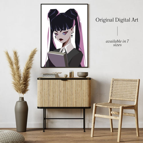 Annie Low Poly Illustrated Poster