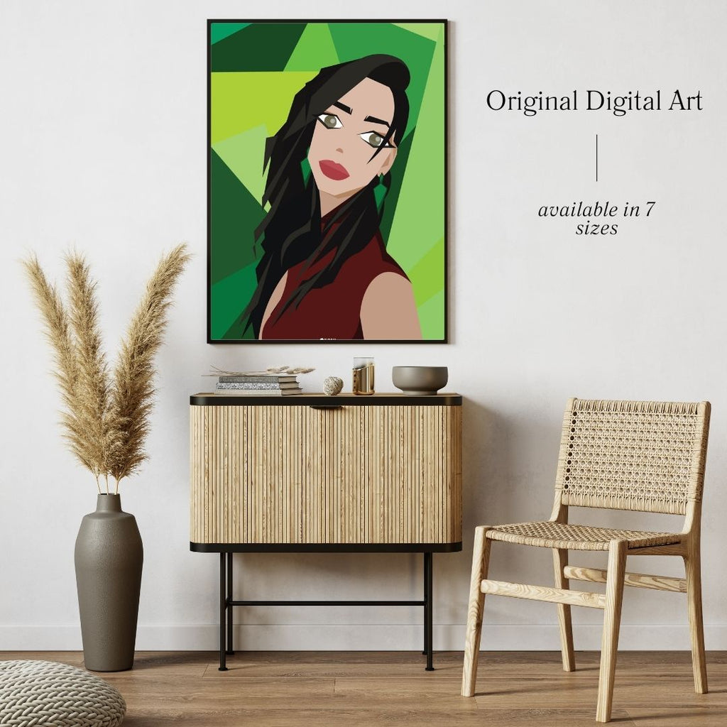 Anto Low Poly Illustrated Poster