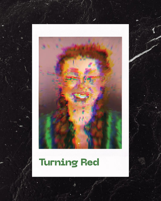 Turning Red | Pixelated Digital Art Poster