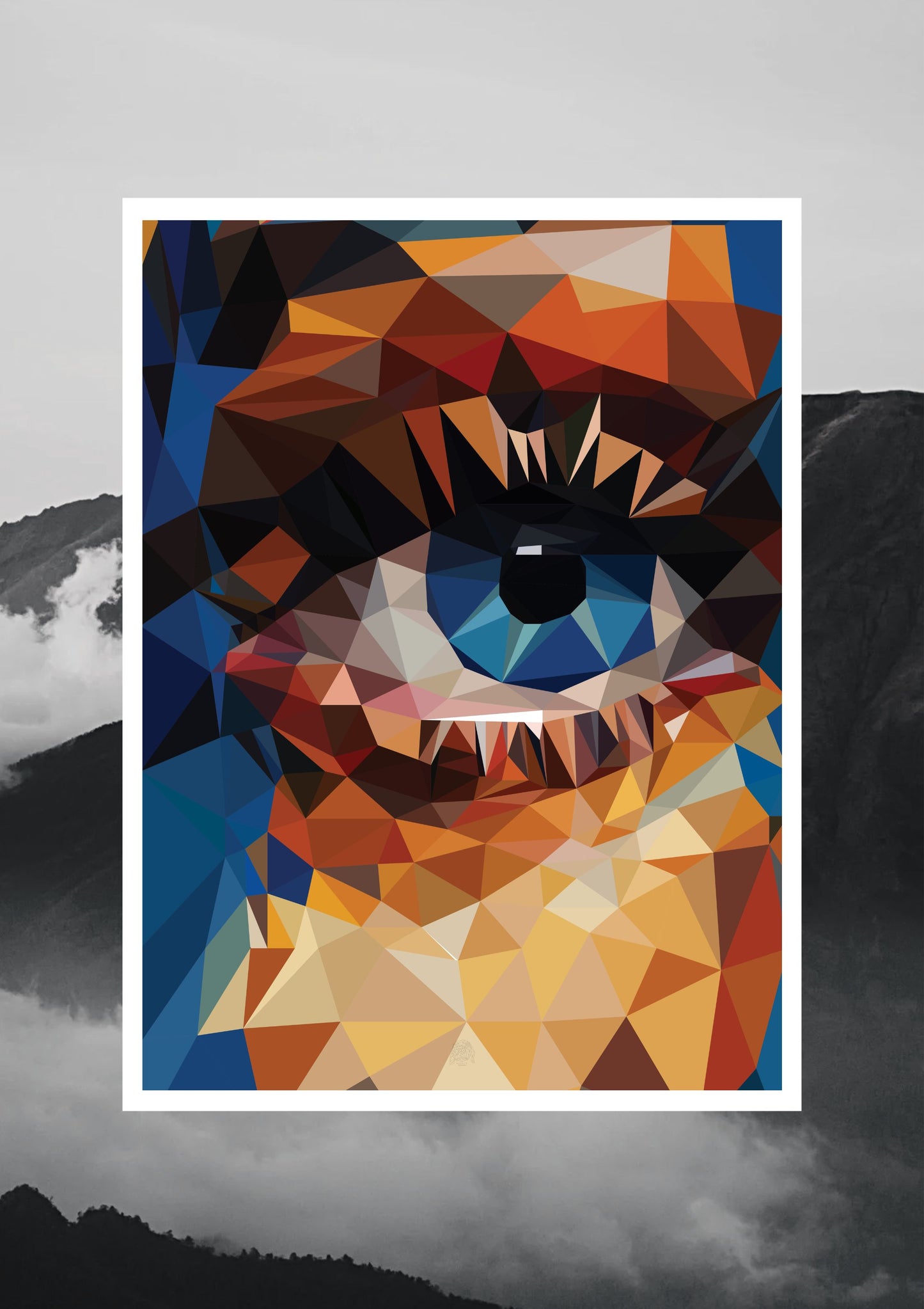 Ojito | Colorful Portrait Poster