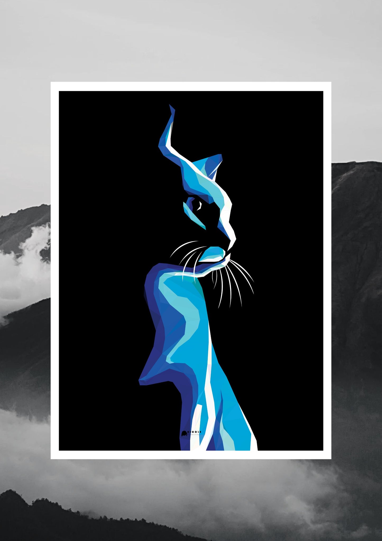 Blue | Cat Poster