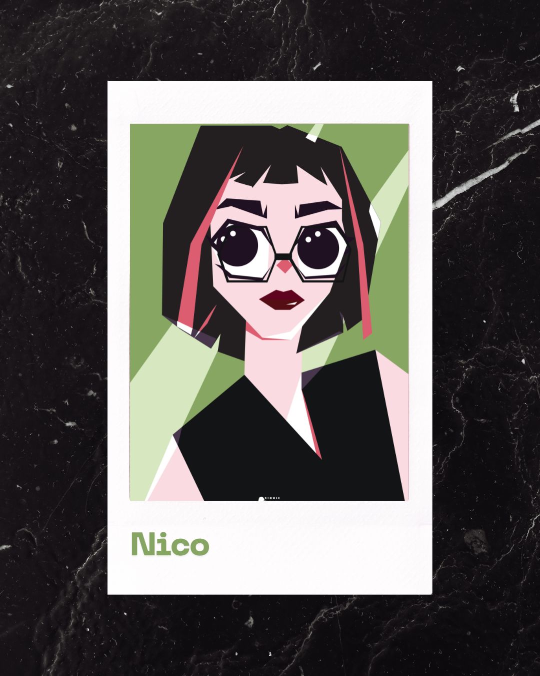 Nico | Girl Art Poster
