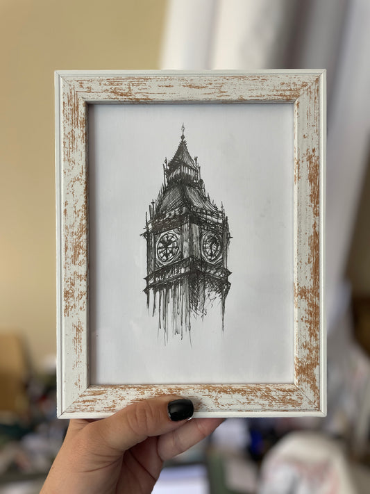 The Big Ben Poster | Original Handmade Art