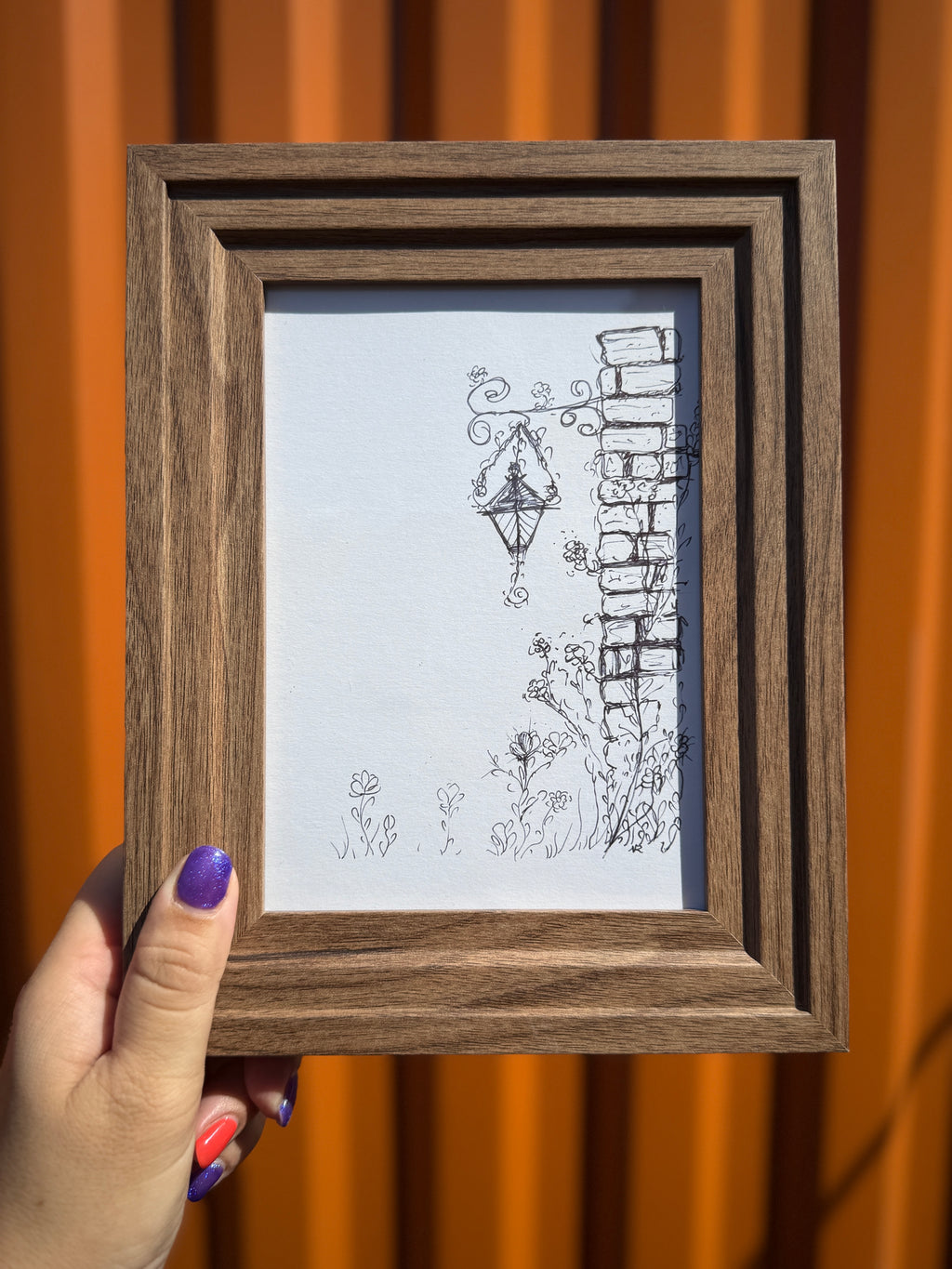 Vintage Wall | Framed Handmade Poster