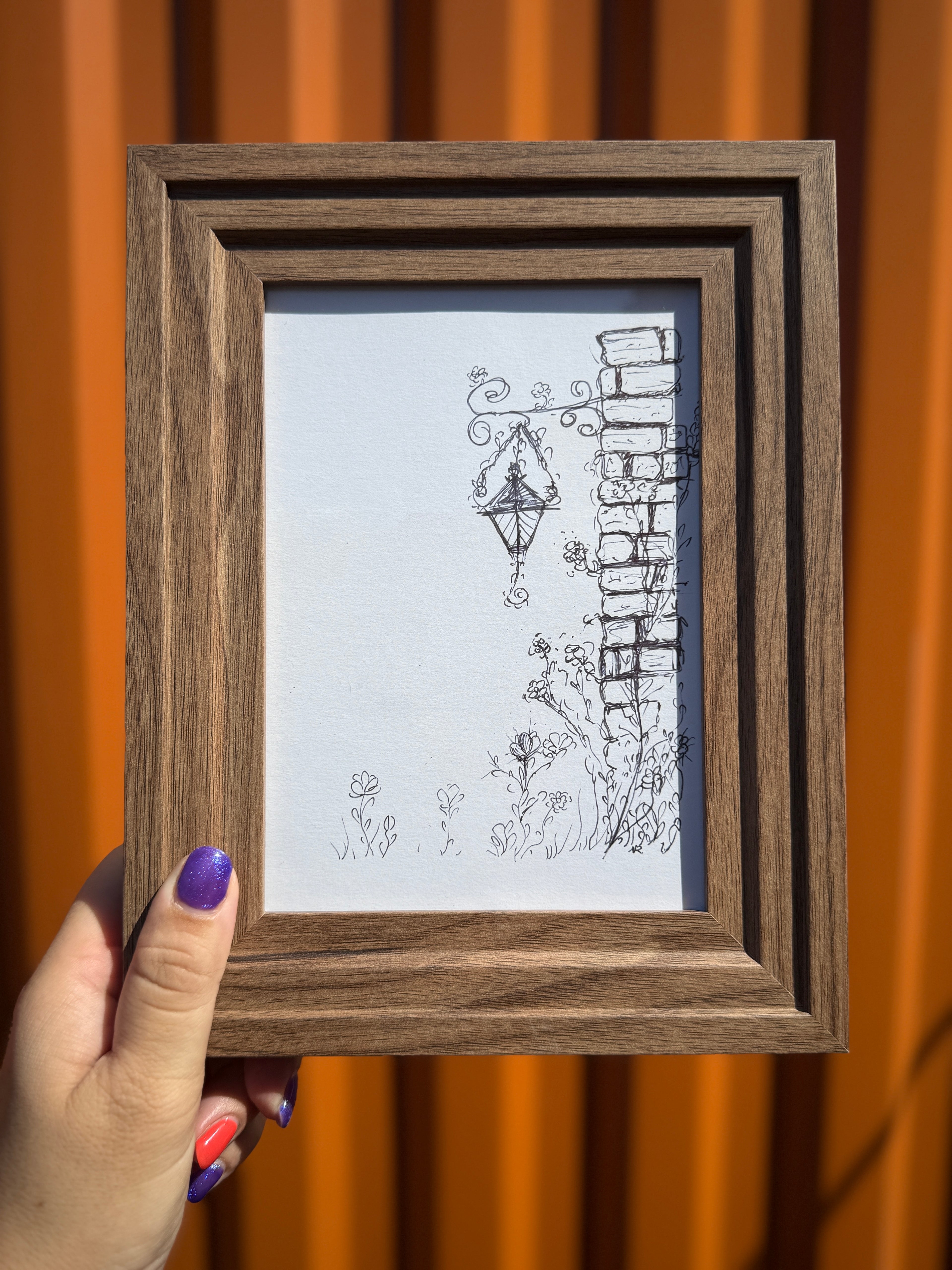 Vintage Wall | Framed Handmade Poster