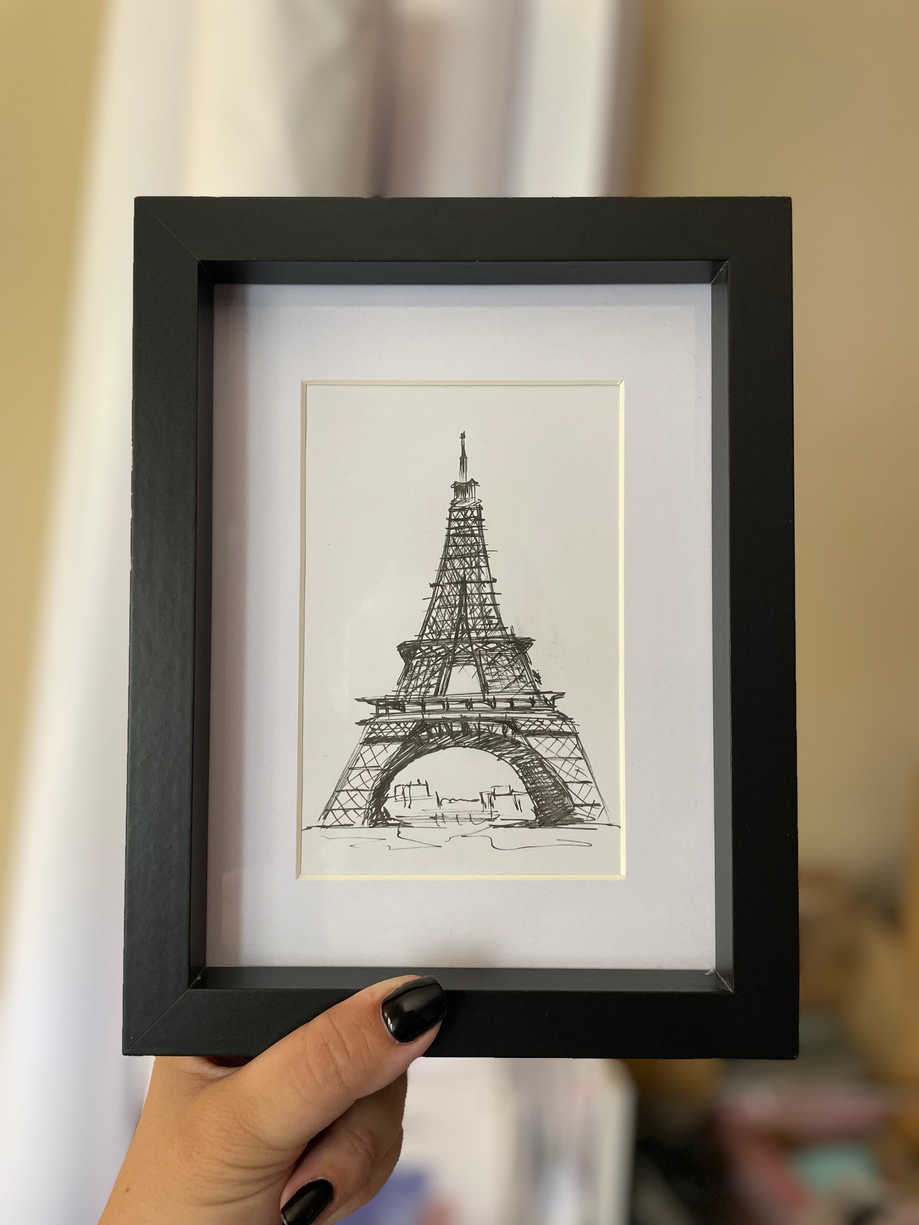Eiffel Tower | Framed Handmade Poster
