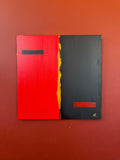 Bipolar | Original Contemporary Acrylic Painting – 70 x 70 cm Modern Abstract Artwork