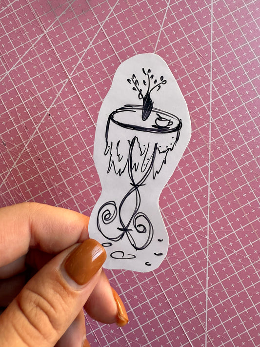Handmade Elegant Table Sticker