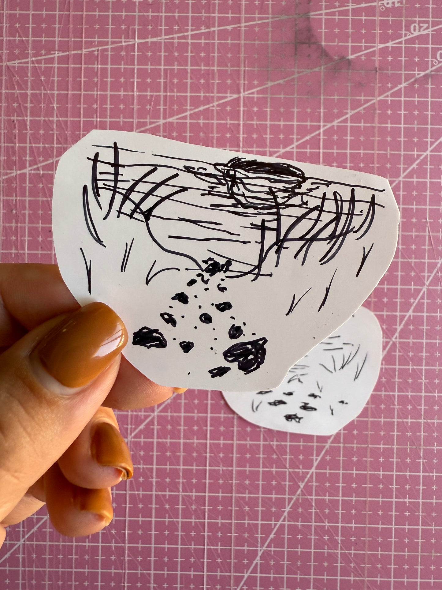 Set of 2 Handmade Beach Vibes Stickers