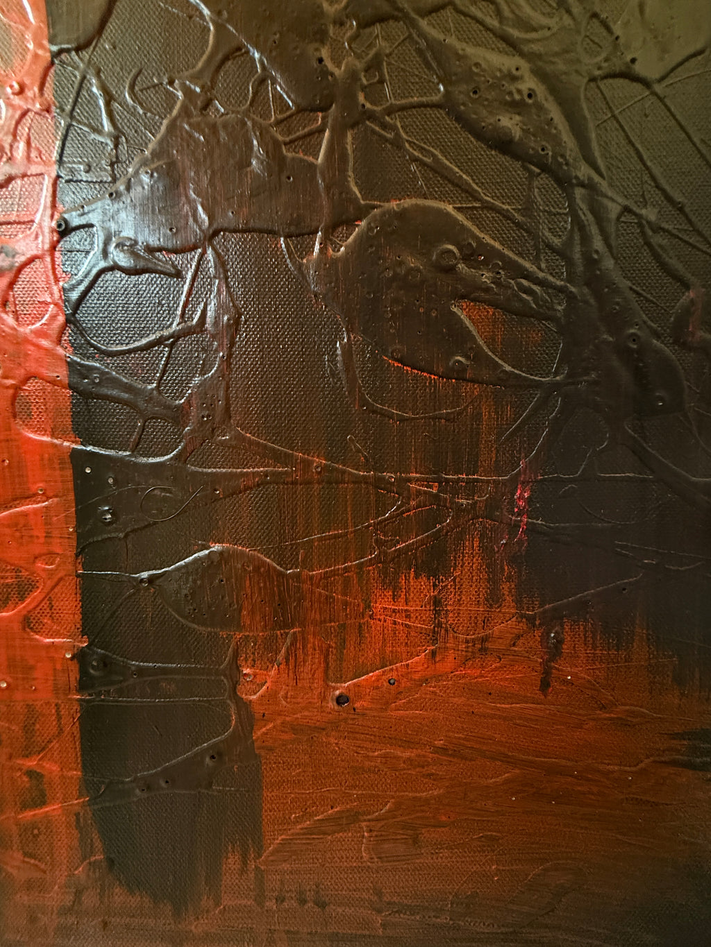 Original Contemporary Artwork | Squared Red