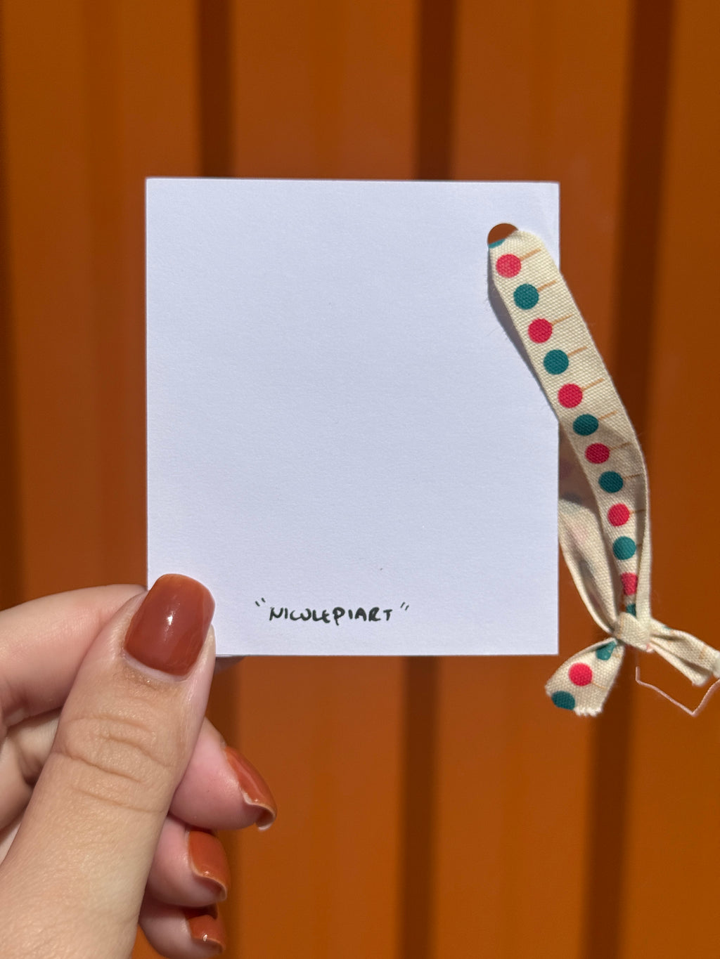 Cute Little Affirmation | Mini Handmade Greeting Card – Original Illustrated Card