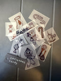 Christmas Candy Handmade Sticker Pack – Original Illustrated Stickers