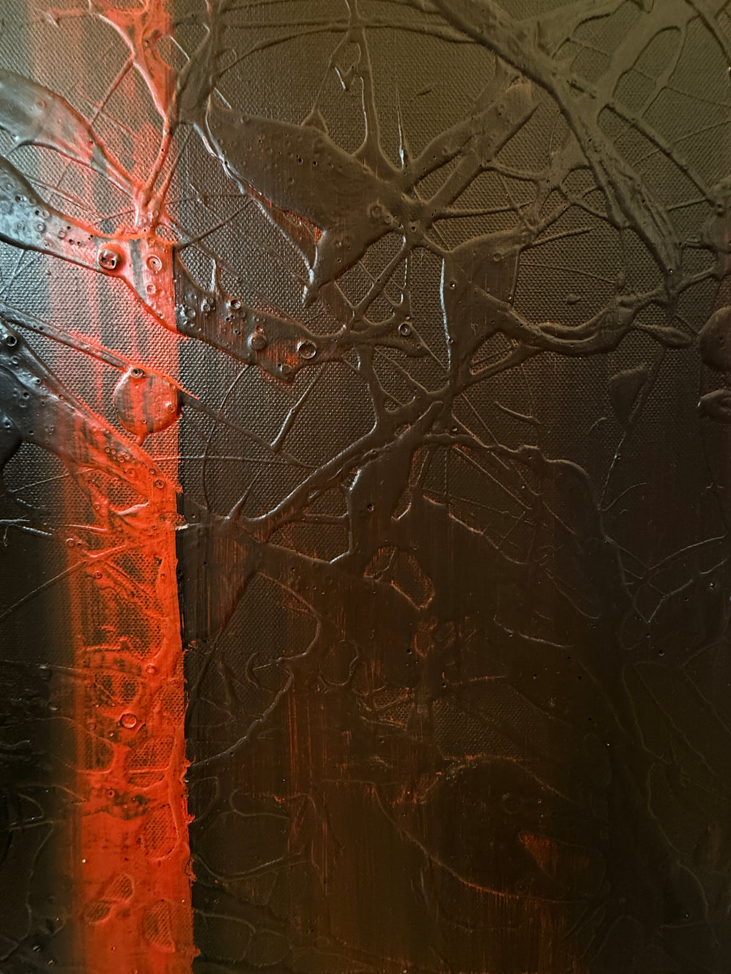 Original Contemporary Artwork | Squared Red