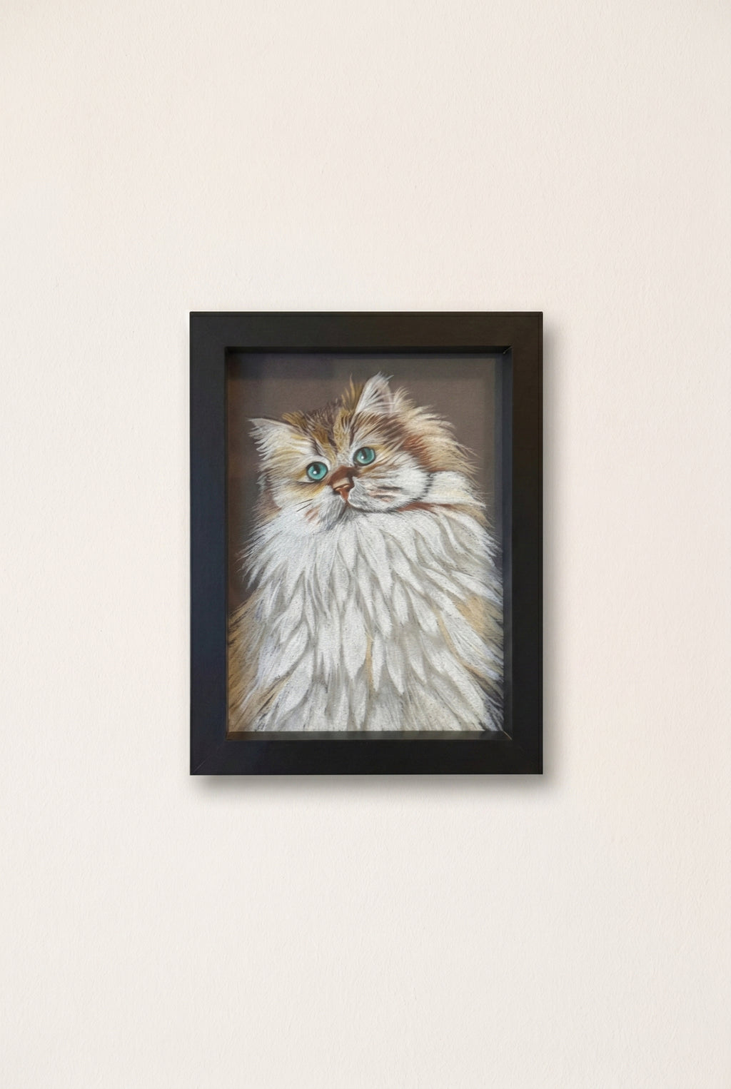 Cat | Handmade Framed Poster – Original Artwork Wall Decor