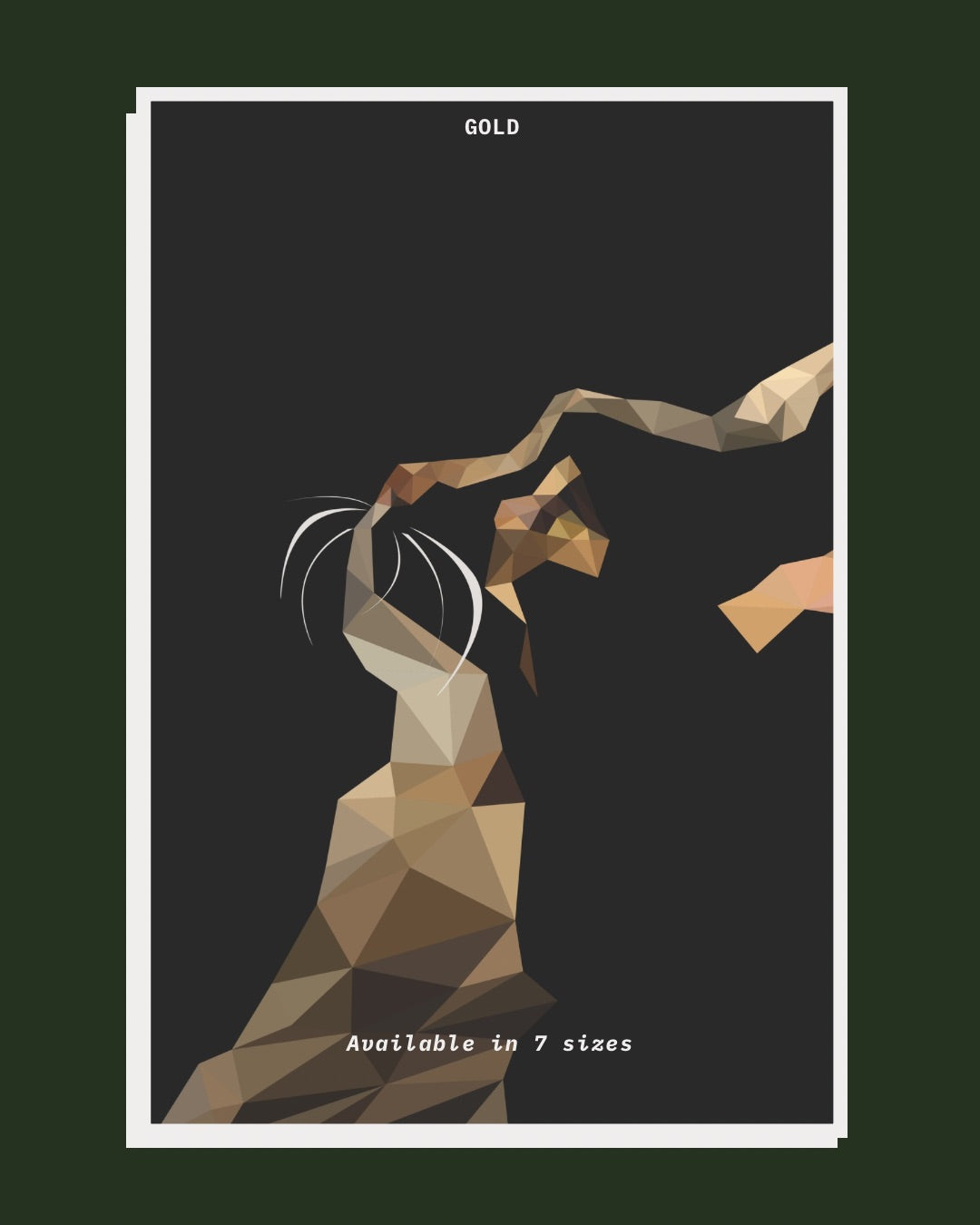 Gold | Cat Poster