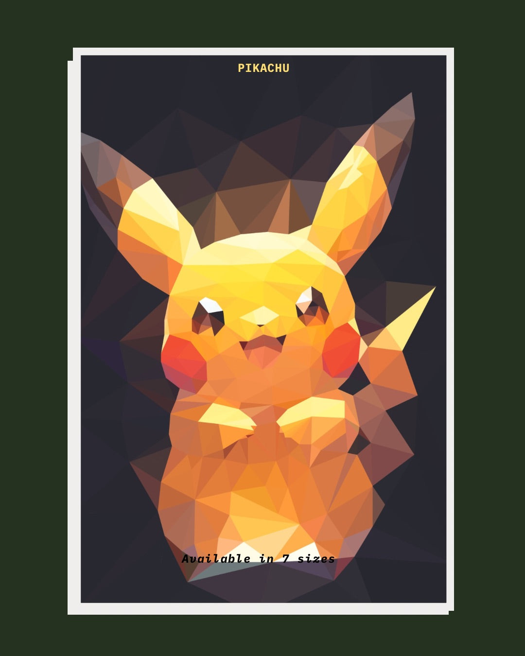 Pikachu | Pokemon Art Poster