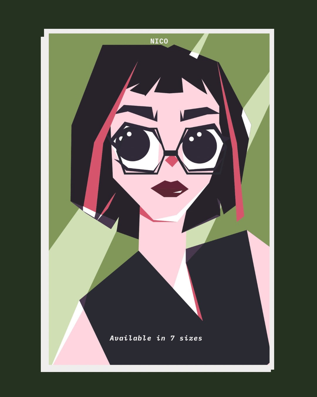 Nico | Girl Art Poster