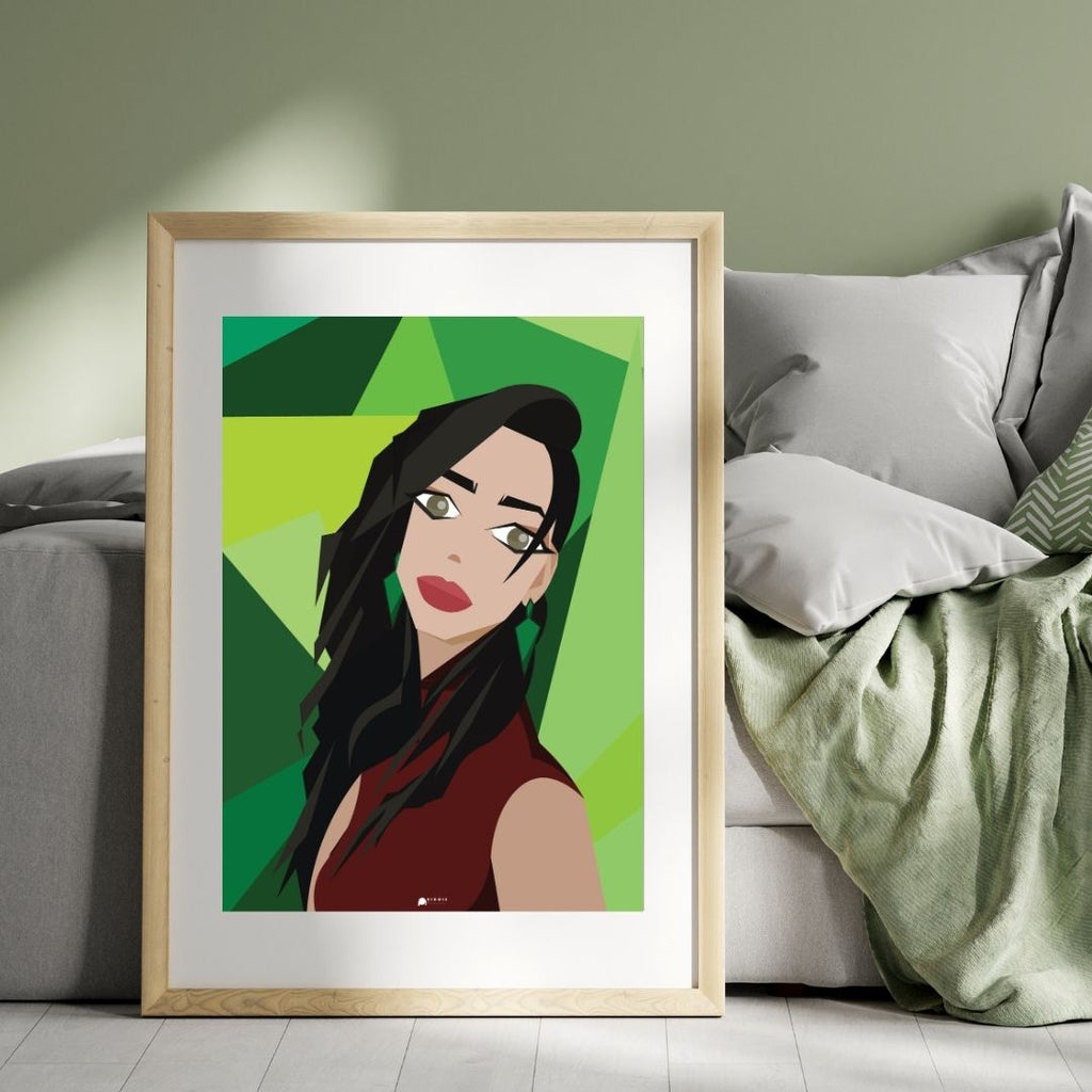 Anto Low Poly Illustrated Poster